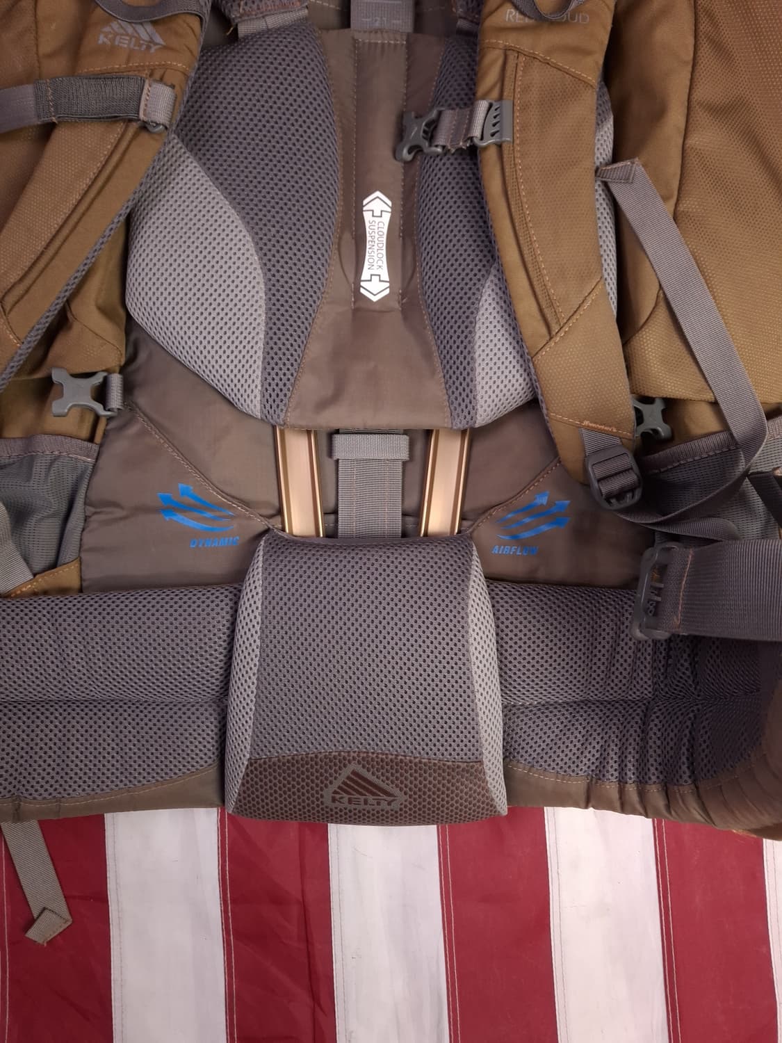 오리지날 켈티 밀리터리 라인 레드클리우드 대형배낭 상품이미지9