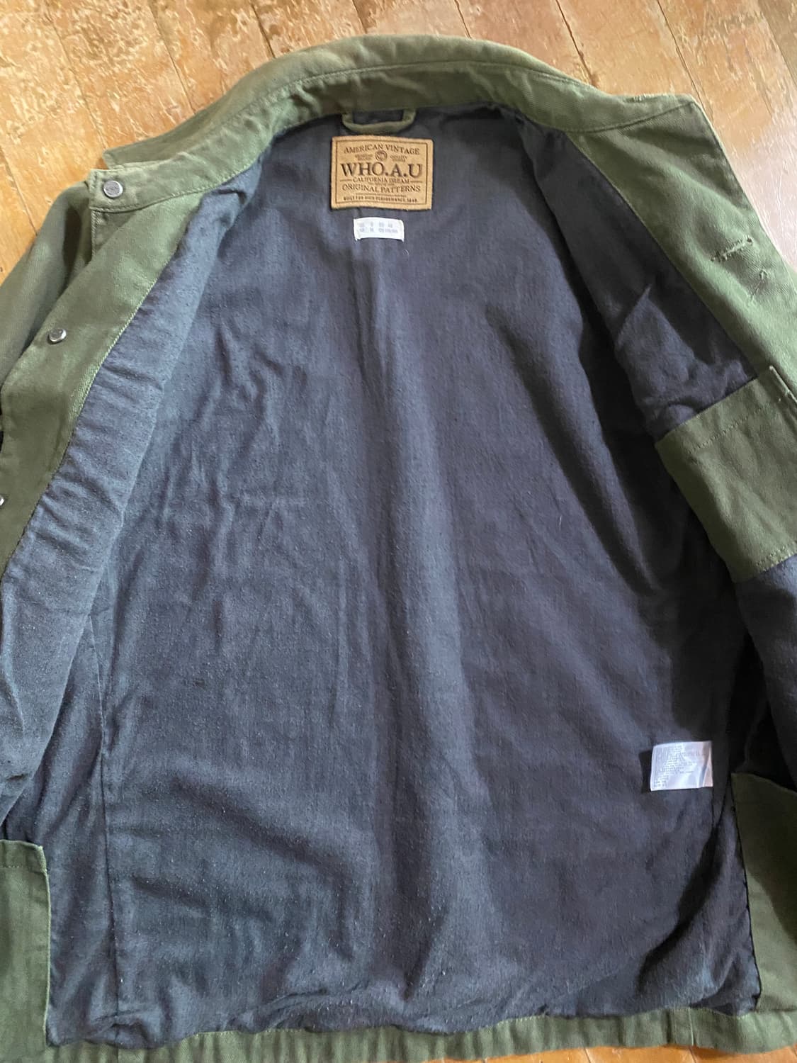 WHO.A.U 카키 워크웨어 자켓 M (100) 상품이미지4