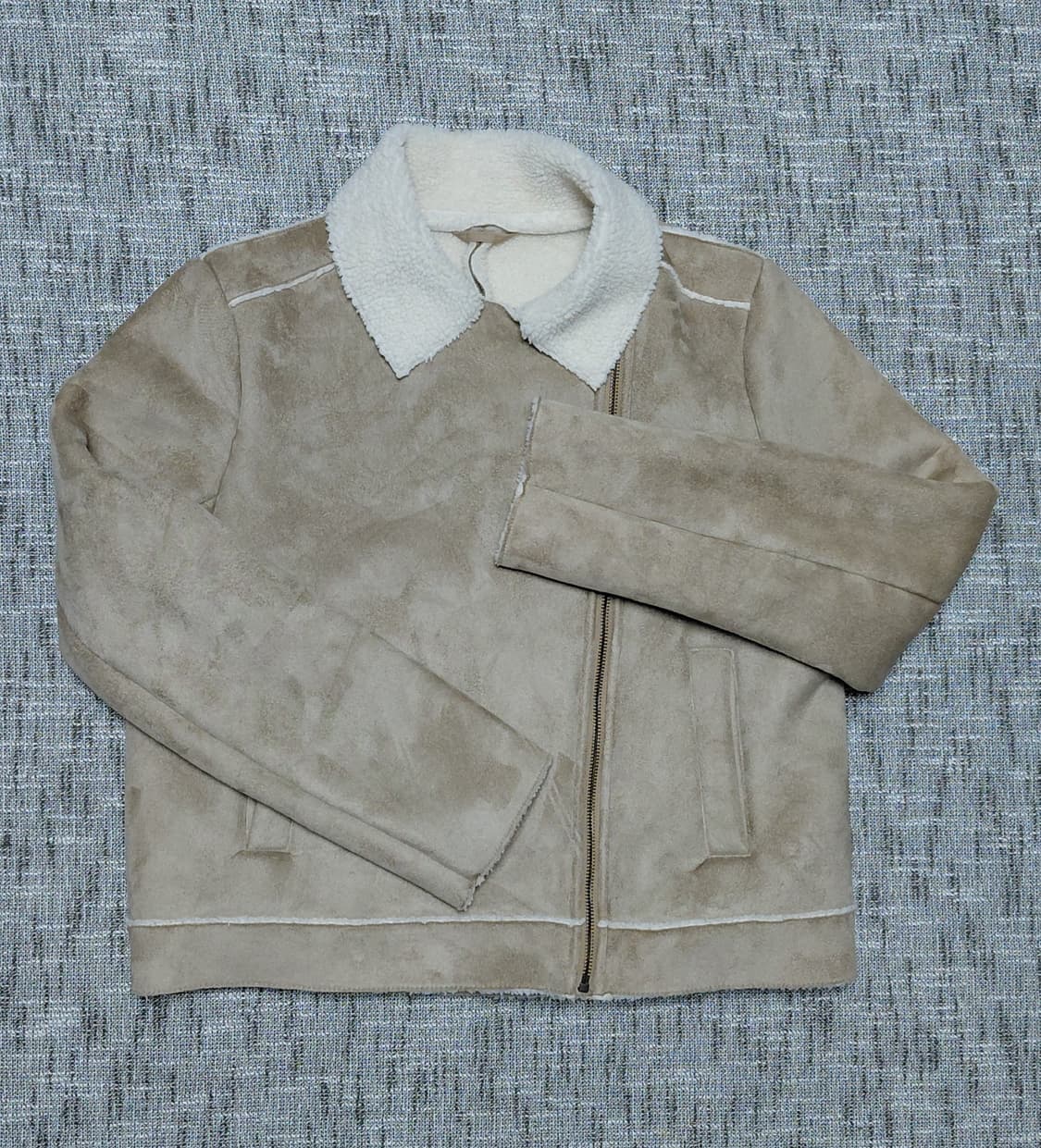 GU 여성 무스탕 자켓 L 상품이미지4