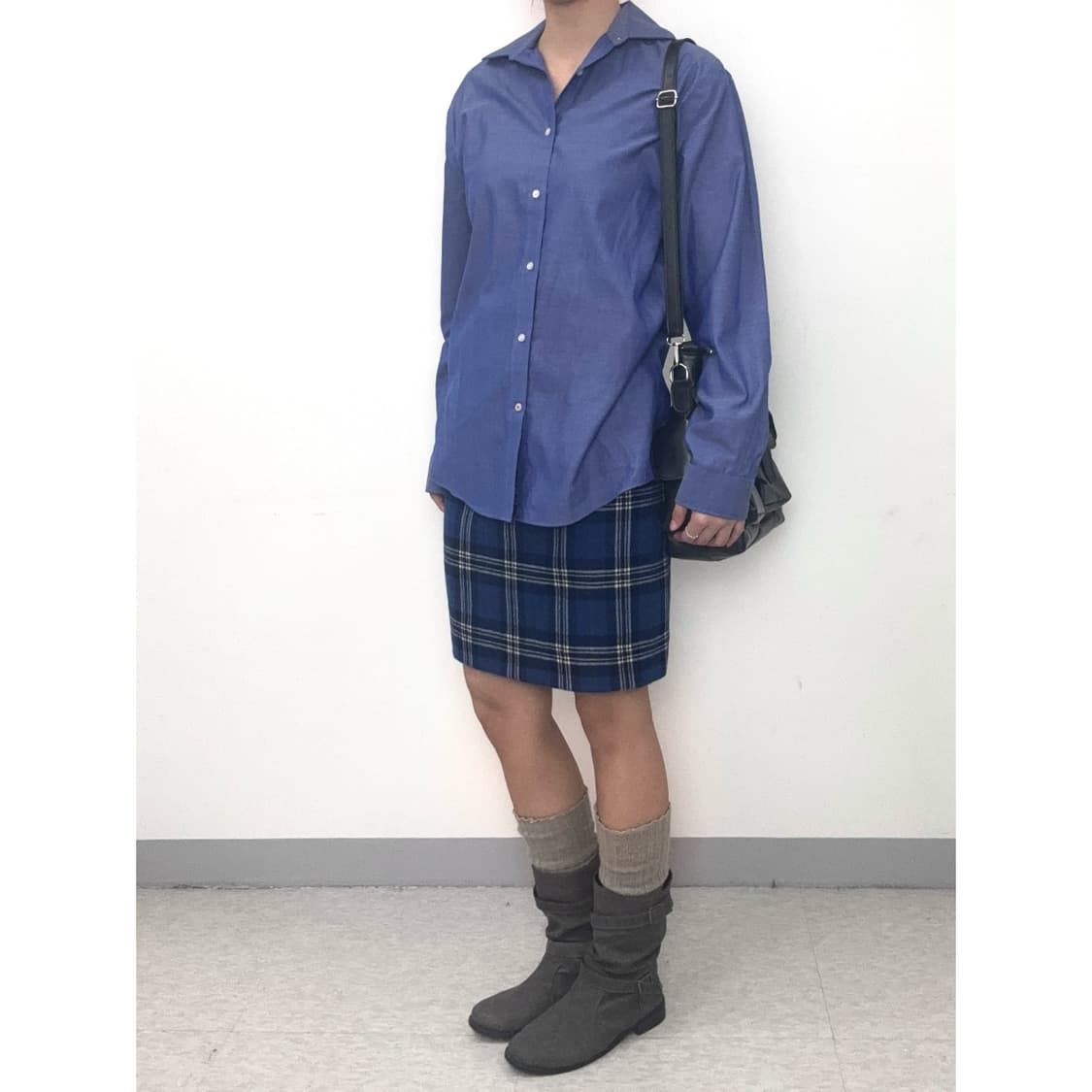 빈티지 타미힐피거 블루 셔츠 상품이미지3