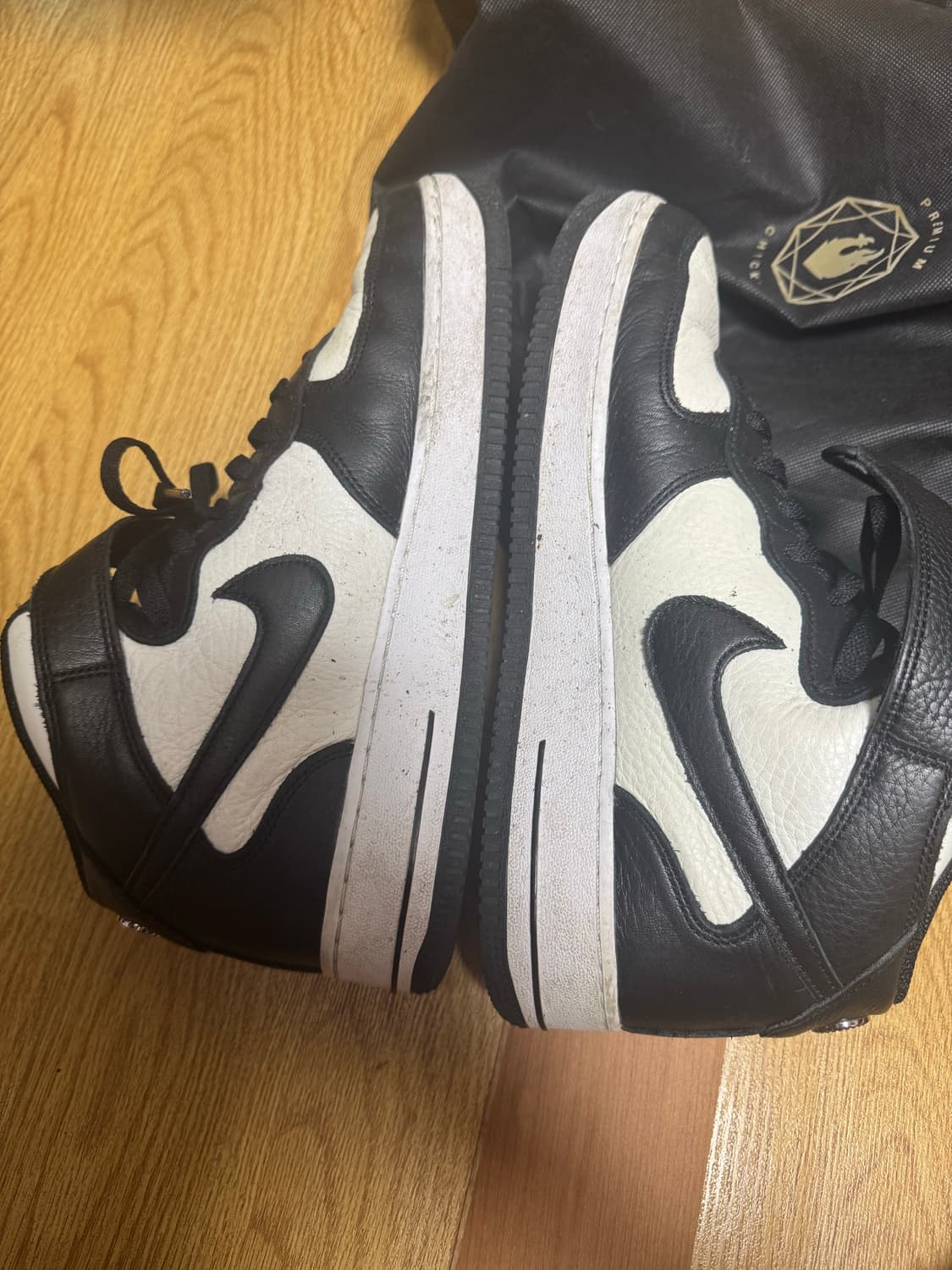 [270]나이키x스투시 포스미드 블랙화이트 상품이미지2