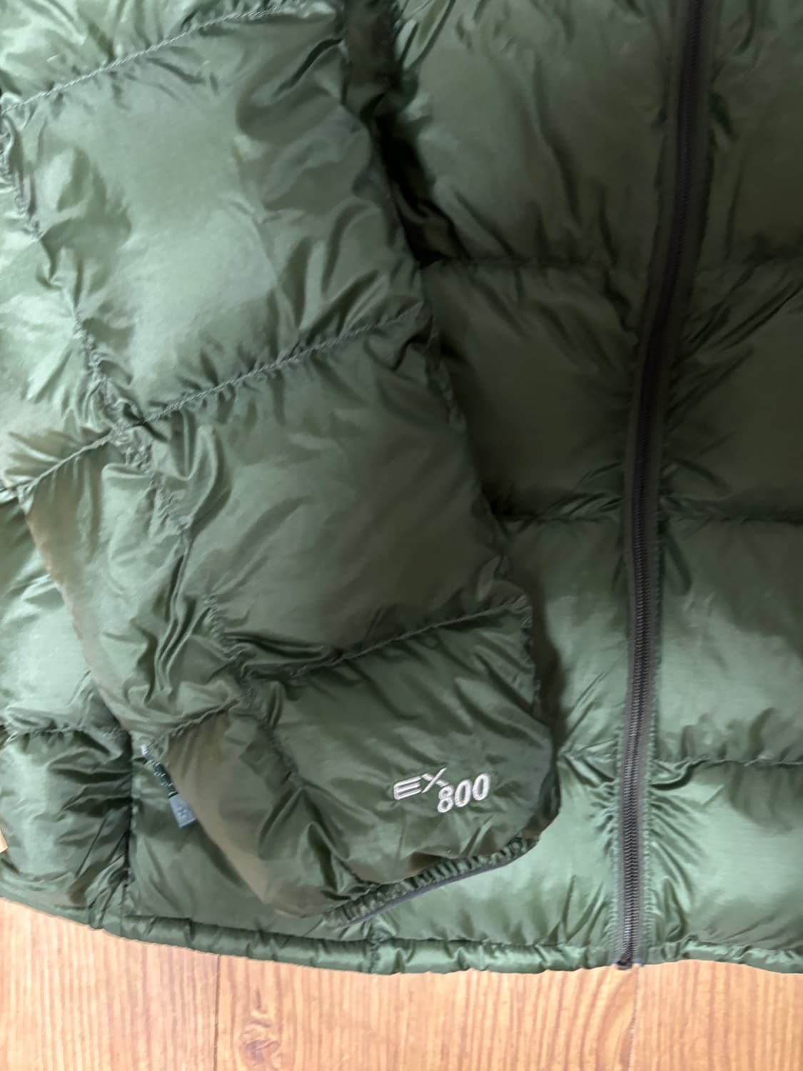 몽벨재팬 슈페리어 패딩 카키 m-r 상품이미지4