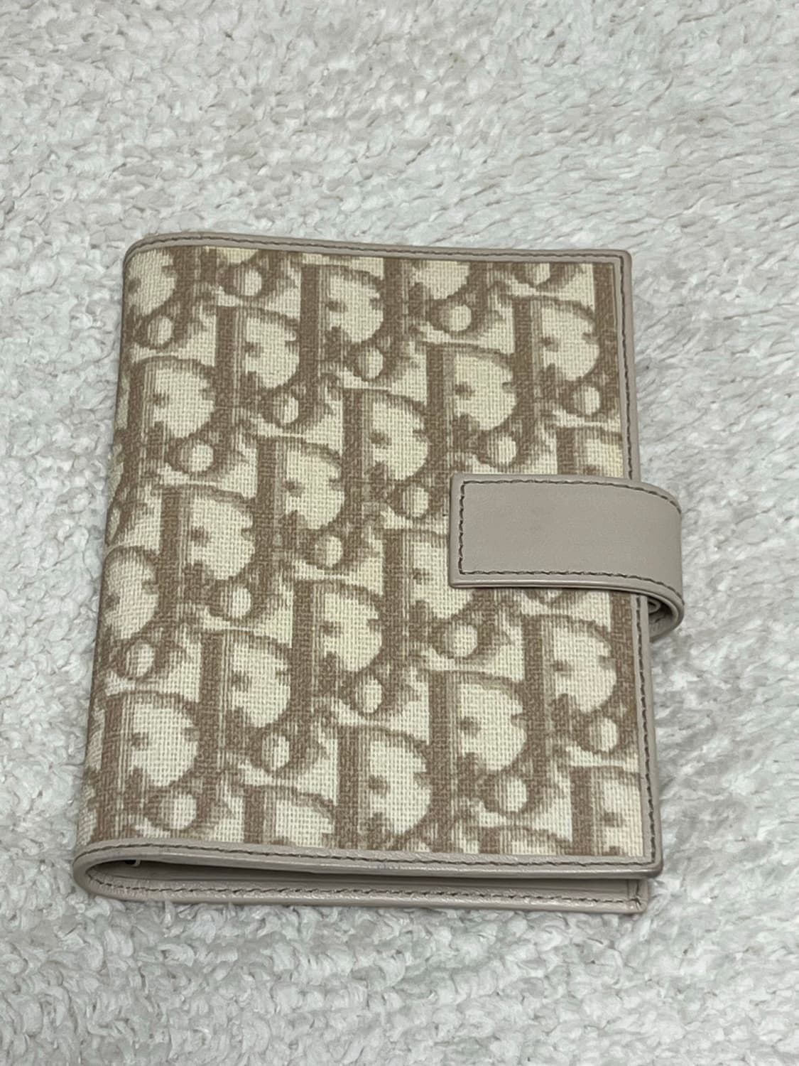 고전 빈티지 dior 디올 오블리크 베이지 명품 다이어리 상품이미지1