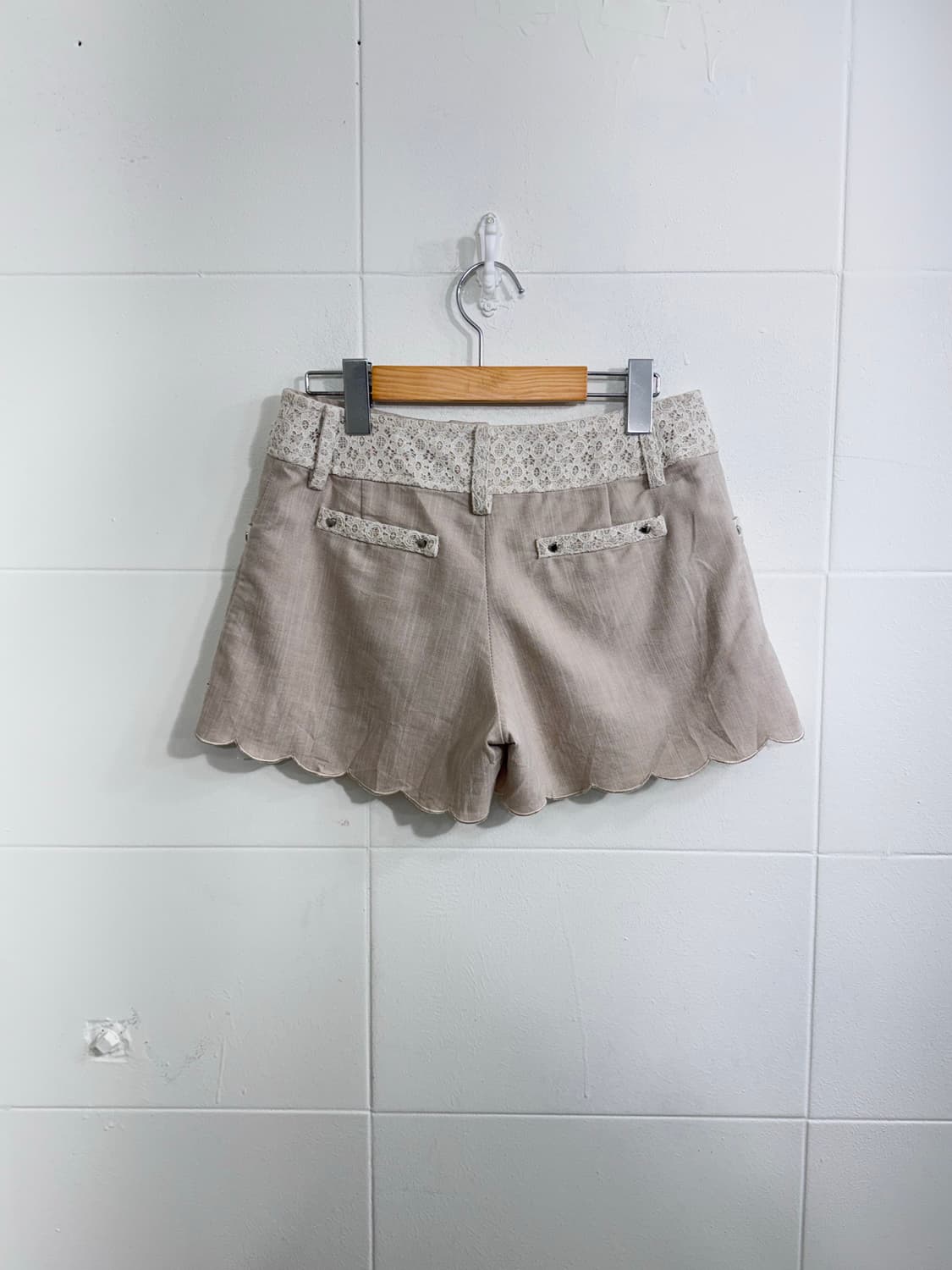 버버리 오픈숄더 니트 니혼진 라떼 히메 갸루 코디세트 상품이미지8