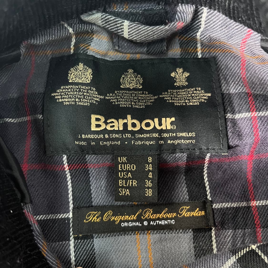 W 95 바버인터네셔널 비데일 왁스드 자켓   상품이미지2