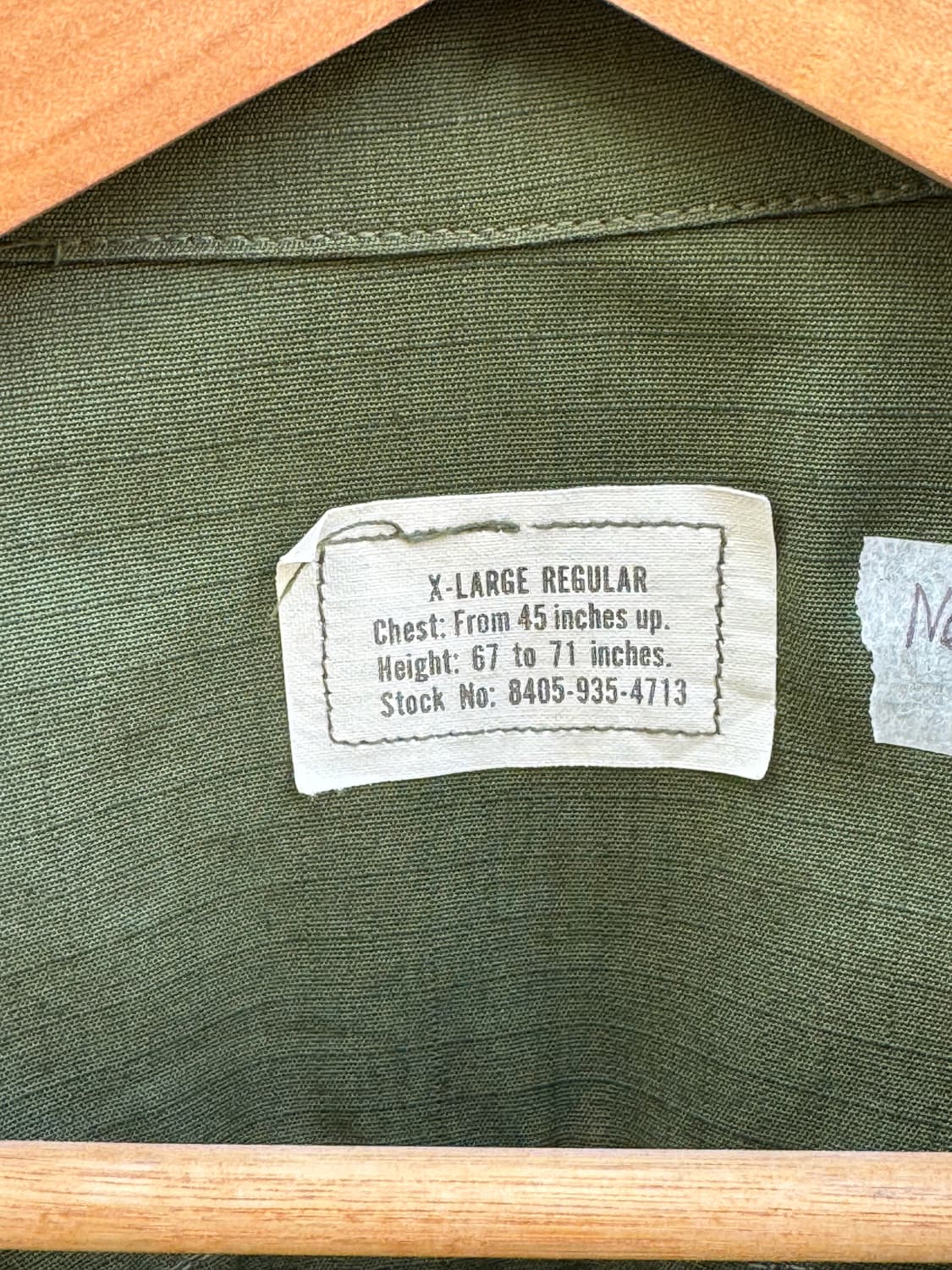 미사용) 60s 미군 오리지널 정글퍼티그 자켓 (XL) 상품이미지3