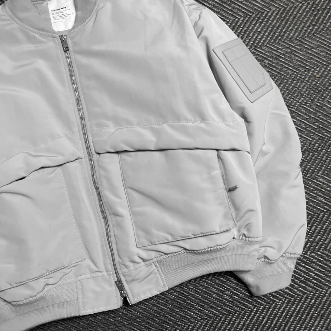 코드그라피 패치 디테일 유틸리티 MA-1 항공 점퍼o 5386 상품이미지2