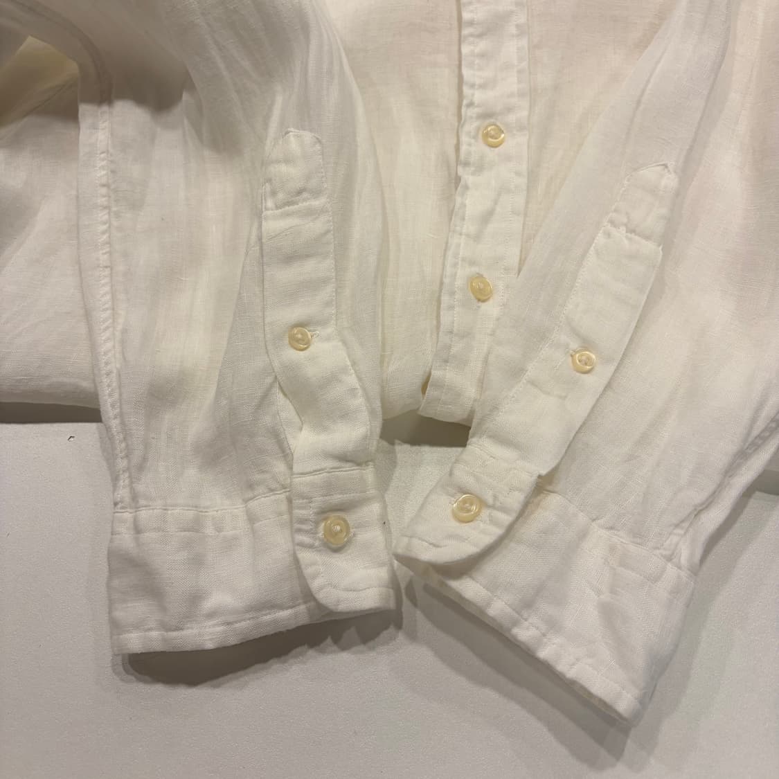 [L] 폴로 랄프로렌 린넨 셔츠 화이트 C170 상품이미지7