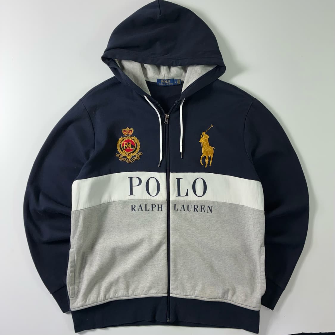 Polo  폴로 랄프로렌 빅포니 치프키프 코튼 네이비 후드집업  상품이미지1