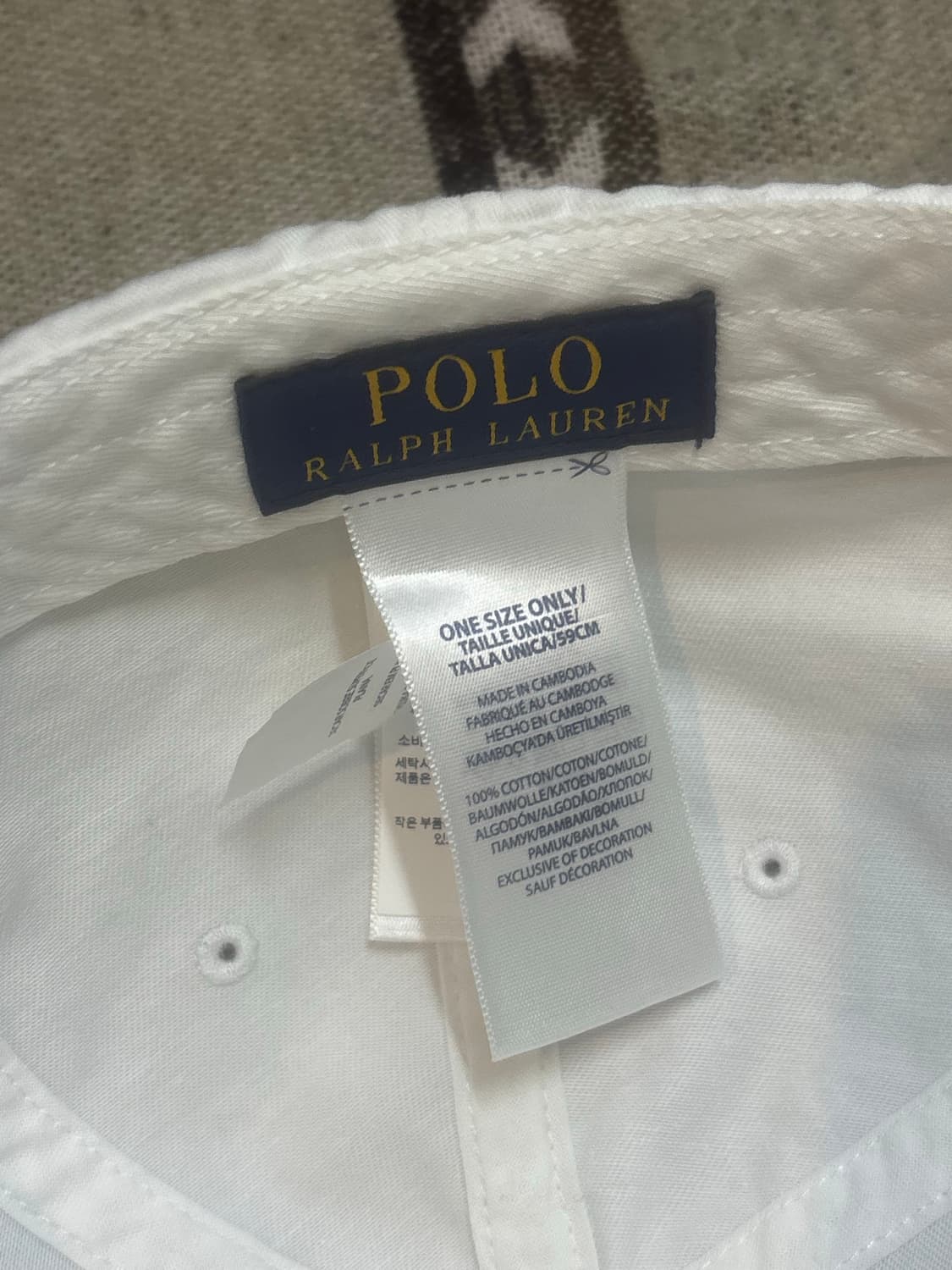 폴로 랄프로렌 클래식 코튼 치노 베이스볼 캡 상품이미지7