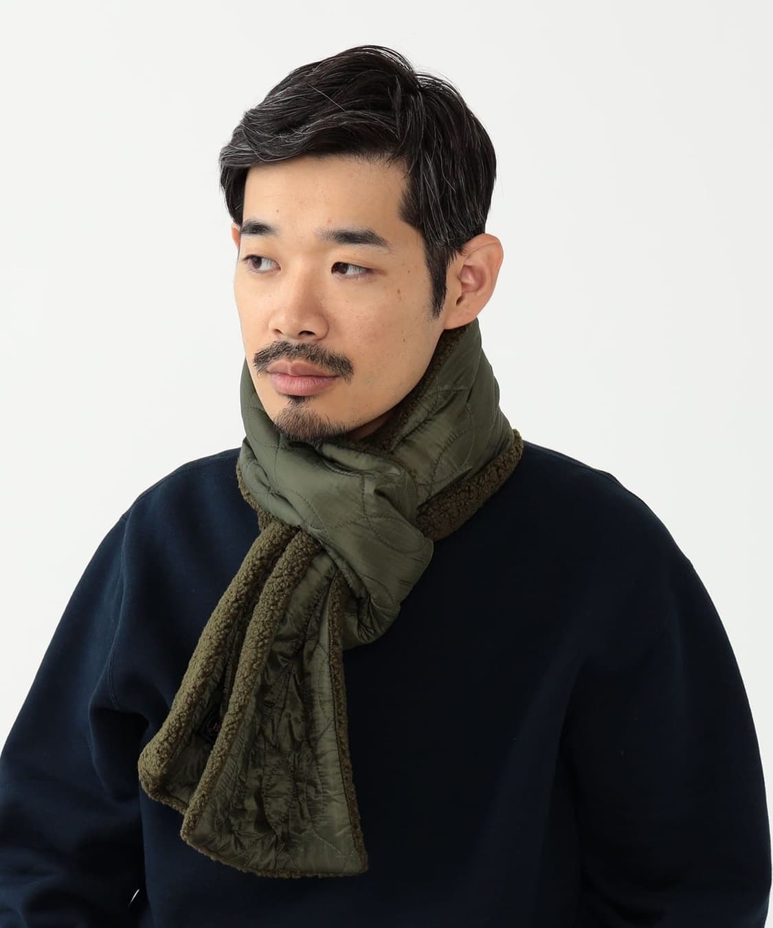 빔즈 플러스 보아 퀄팅 머플러 상품이미지6