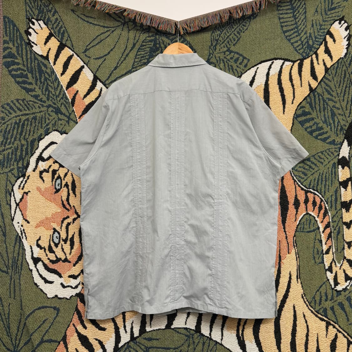 70s 빈티지 구아야베라 셔츠 집업 (2XL)  상품이미지4