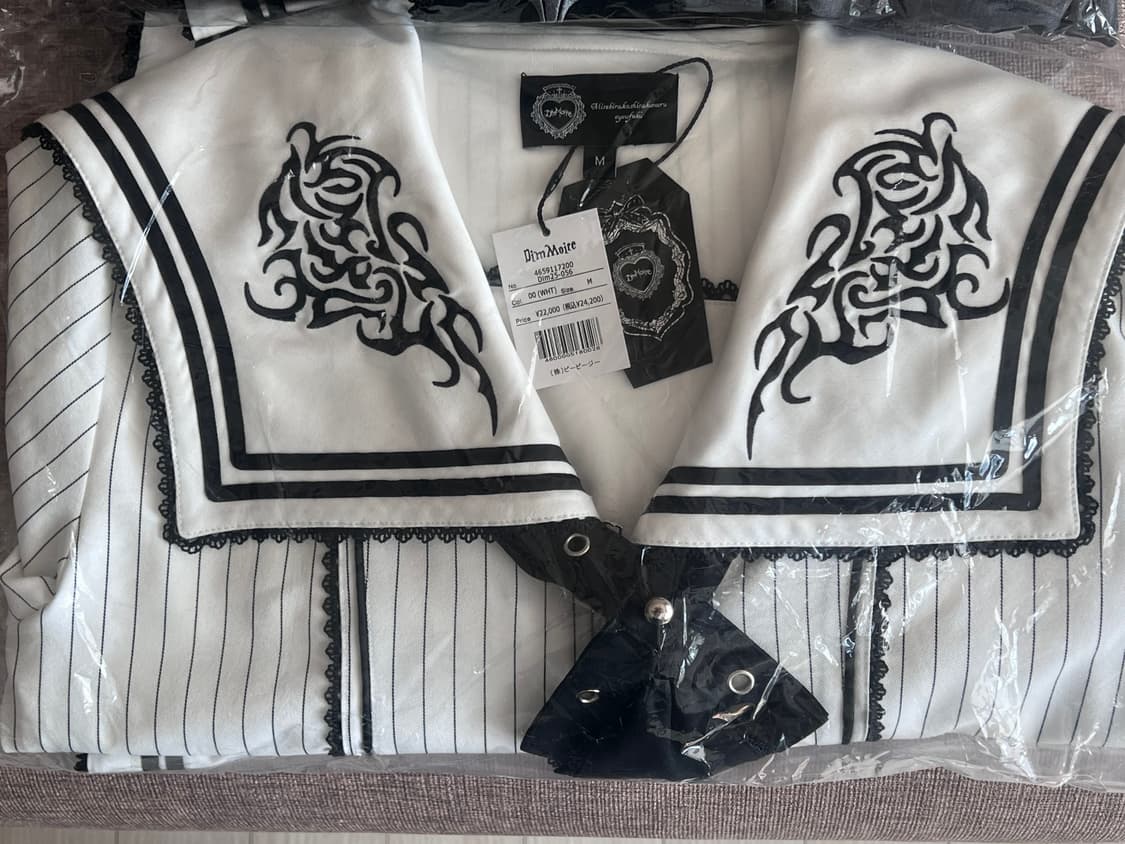 dimmoire 딤모아르 학원 세일러 셋업 화이트 M 상품이미지4