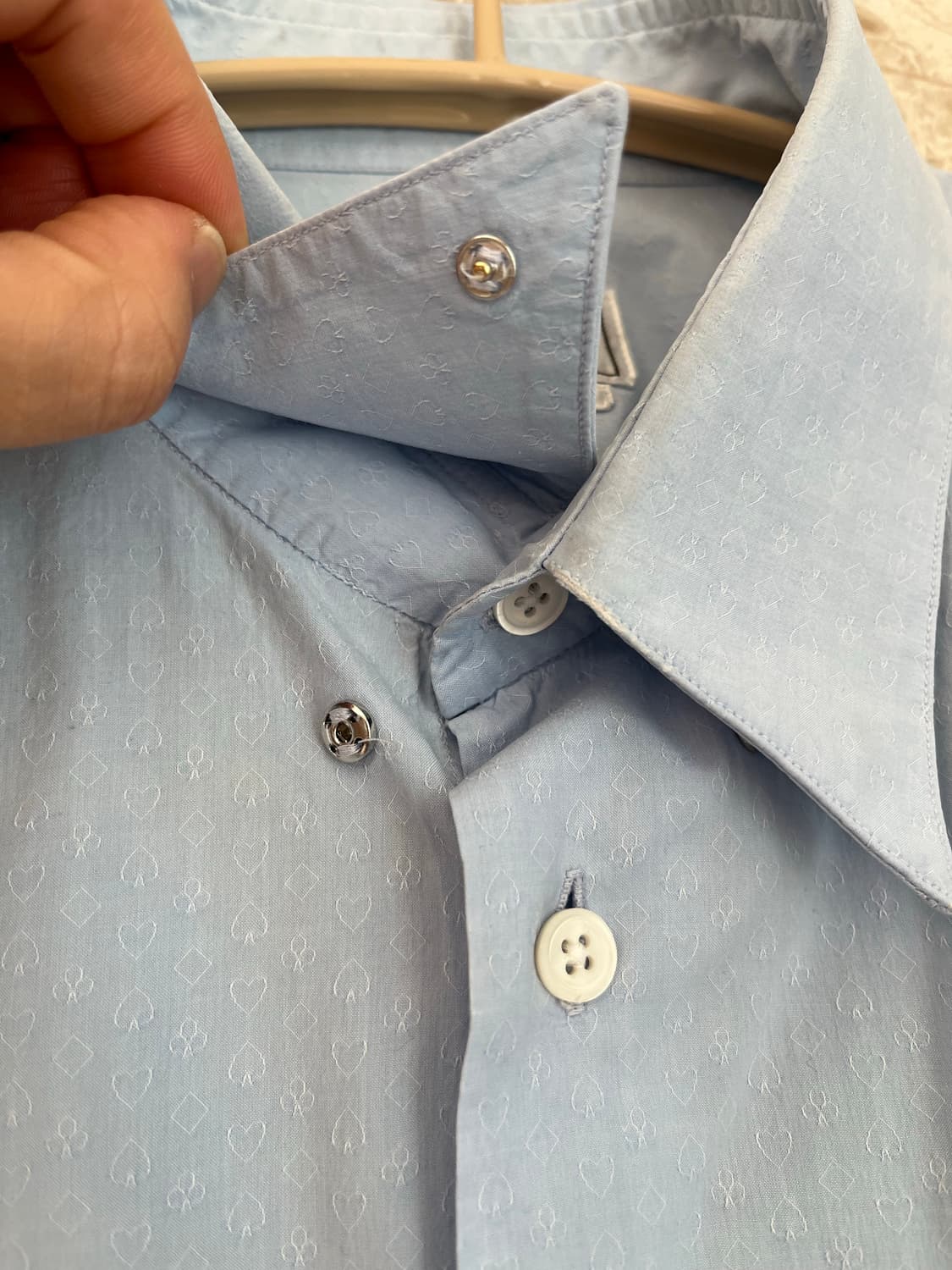 에르메스 남성 셔츠 하늘색 40(100 ~ 105 사이) 정품 상품이미지4