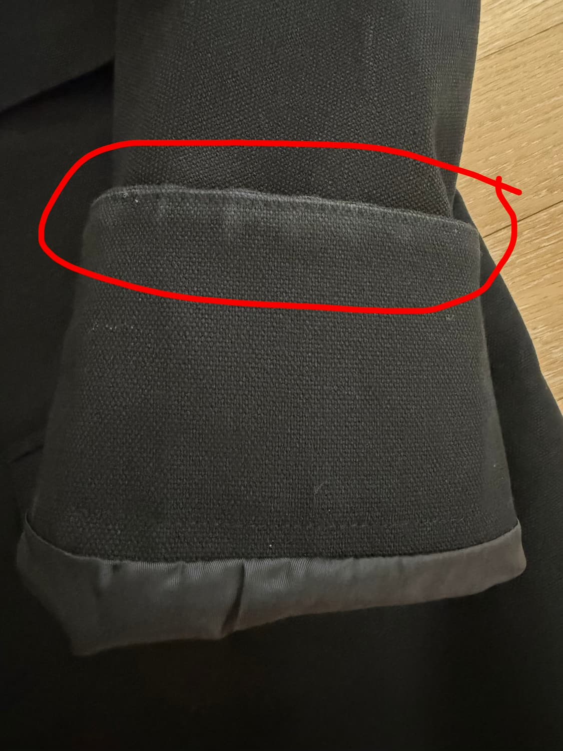 렉토 프렌치 빈티지 밀리터리 캔버스 자켓 블랙 M 상품이미지5