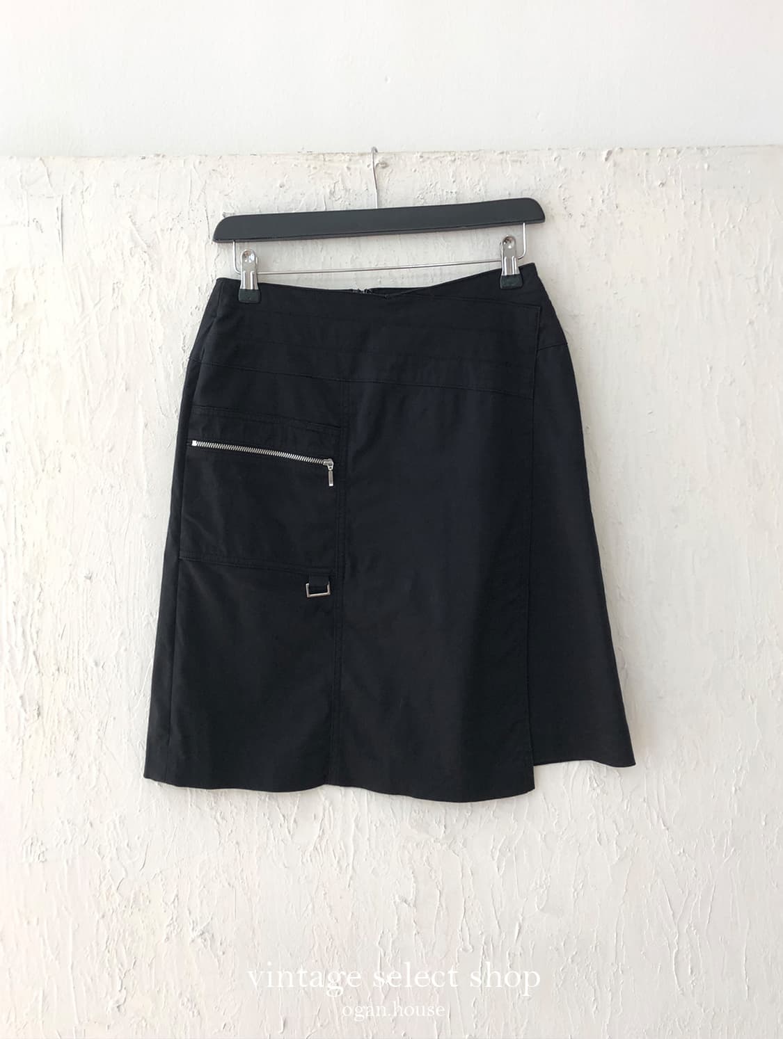 vintage zip detail midi skirt 상품이미지5