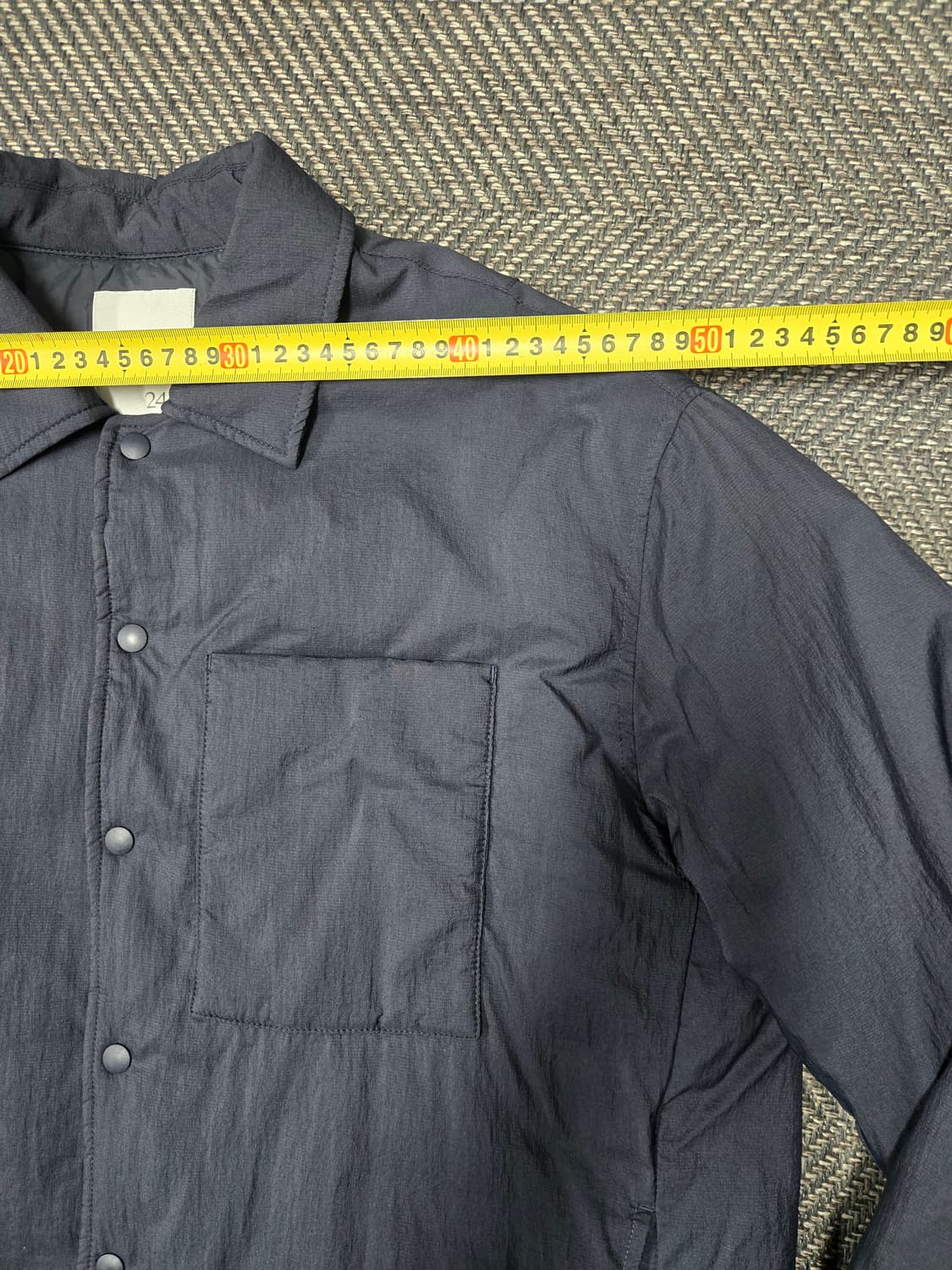 247 시리즈 프리마로프트 셔츠 점퍼 네이비 솜누비 자켓 상품이미지6