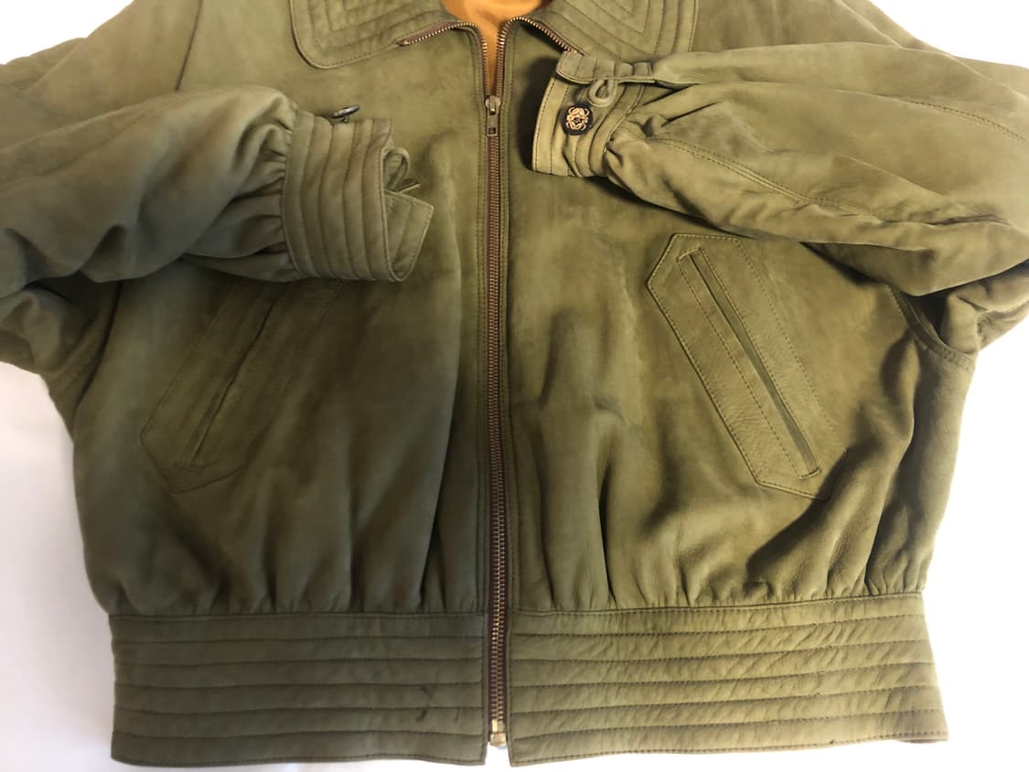 로에베 빈티지 백자수 가죽자켓 상품이미지4