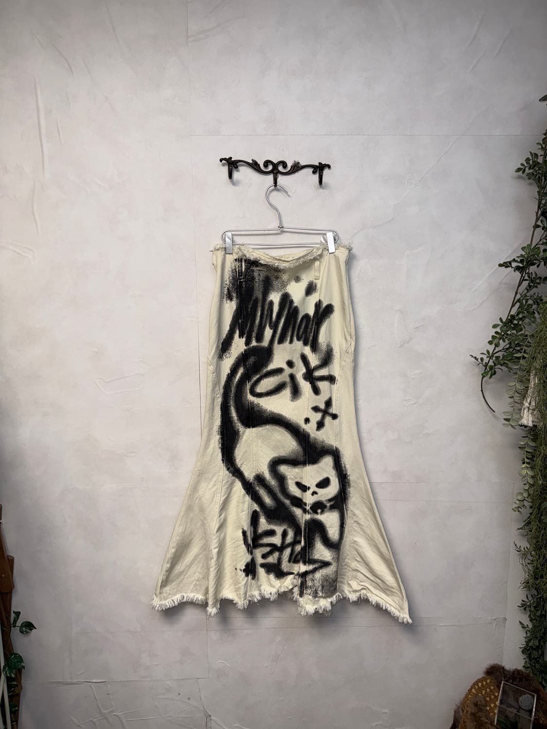 Eleven Shop97 Painted cat design skirt 상품이미지1