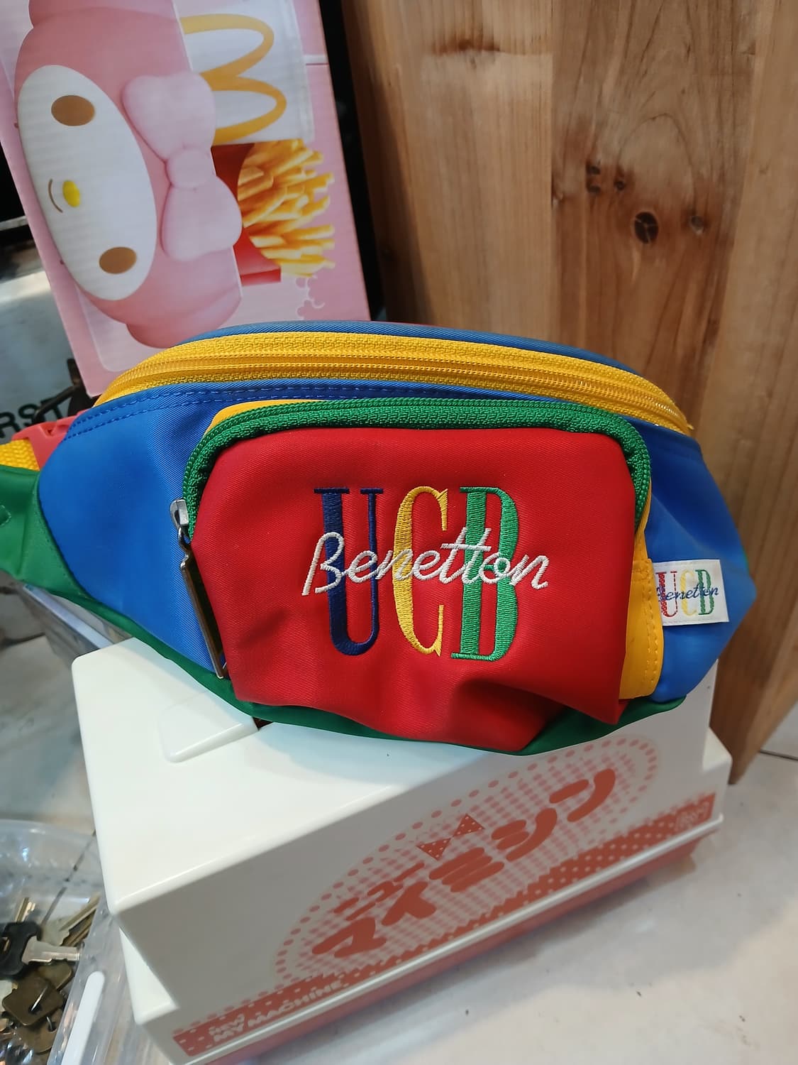 90s.빈티지 베네통 컬러 힙색,웨스트백 상품이미지1