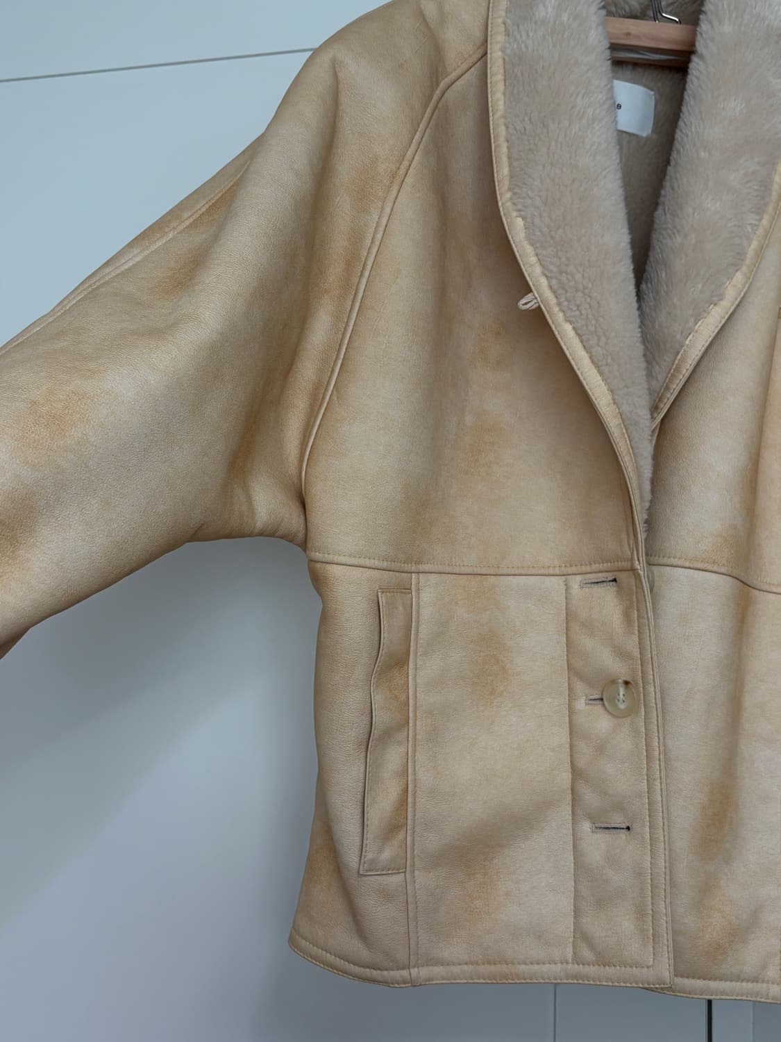 Le 무스탕 자켓 (Begie) 상품이미지7