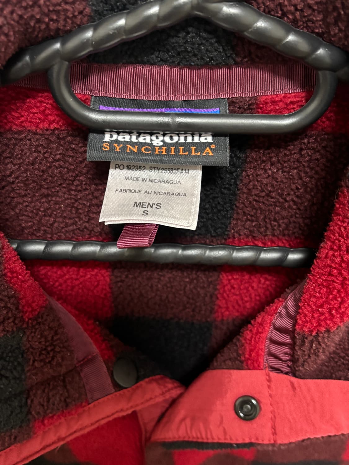 파타고니아 신칠라 버팔로 레드 S 상품이미지2