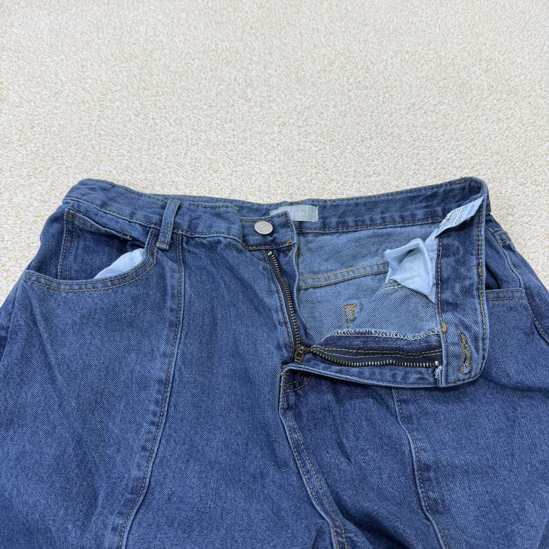 M ASTERR 와이드 핀턱 데님팬츠 0129T2 상품이미지3