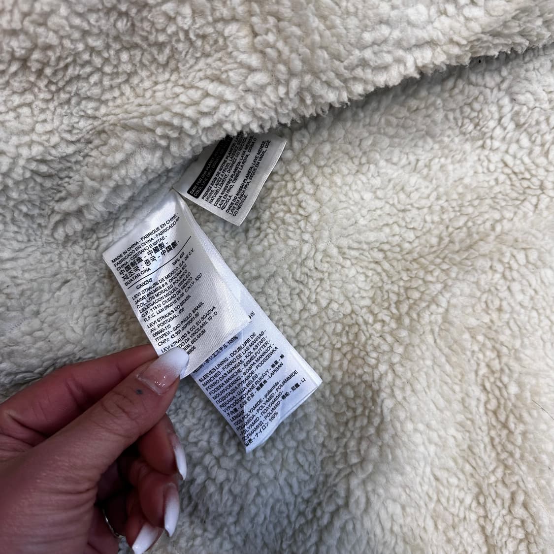 리바이스 중청 쉐르파 트러커 자켓S 상품이미지5