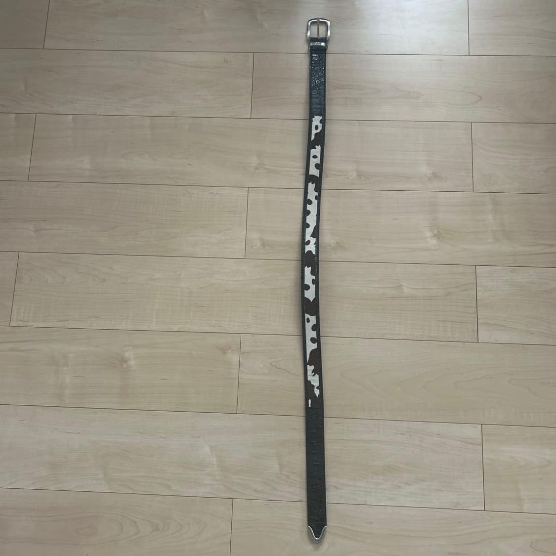 스투시 레더 오버레이 벨트 블랙 상품이미지2