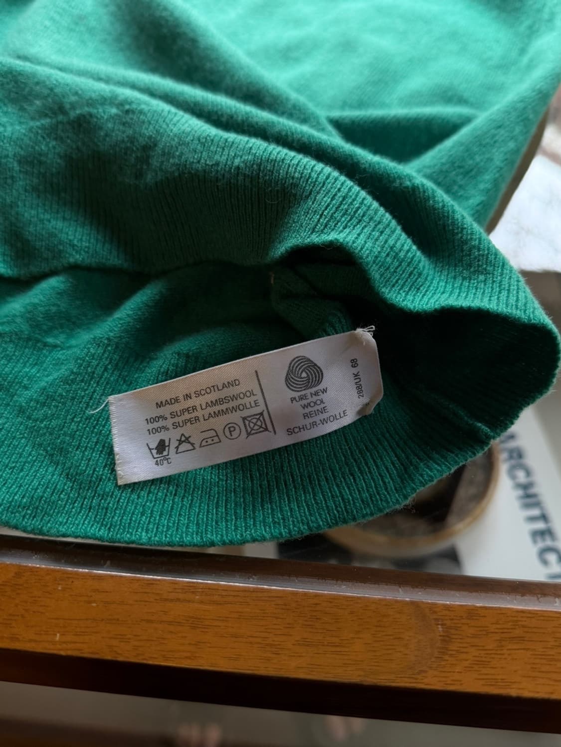 TEVIOT 스코티쉬 램스울 베스트 100 상품이미지8