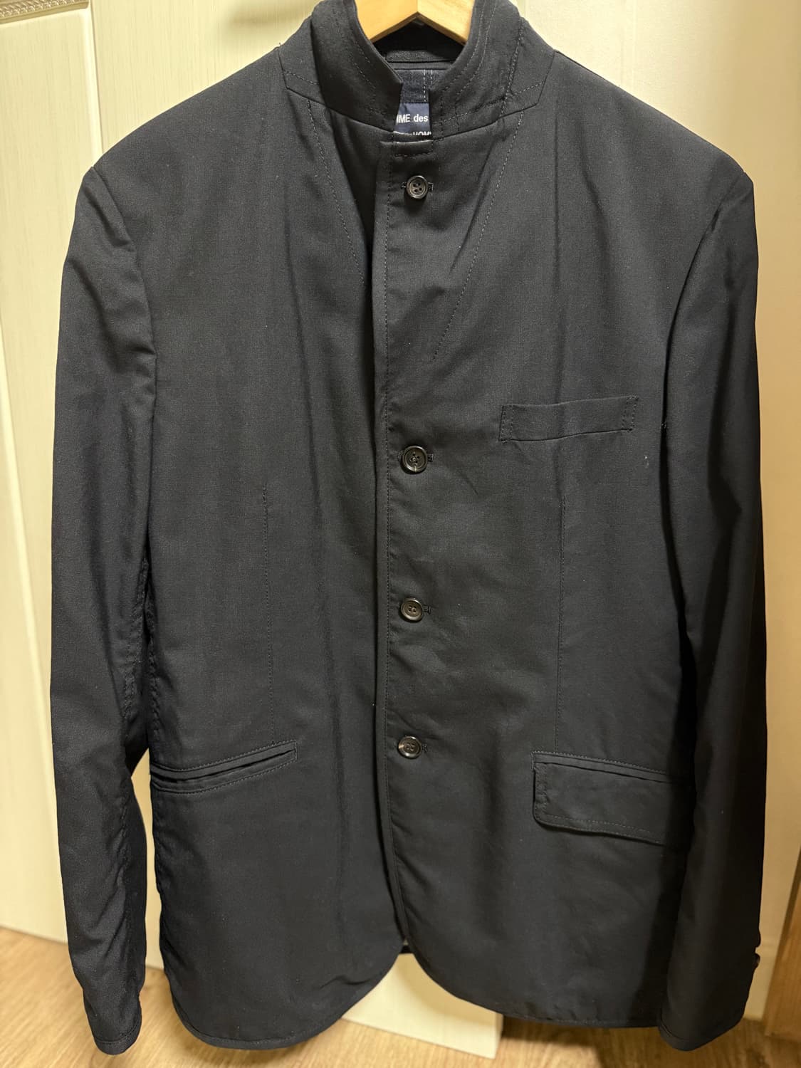 꼼데가르송 옴므 리버서블 자켓 (2019/테일러드 자켓/울/BLK/S) 상품이미지2