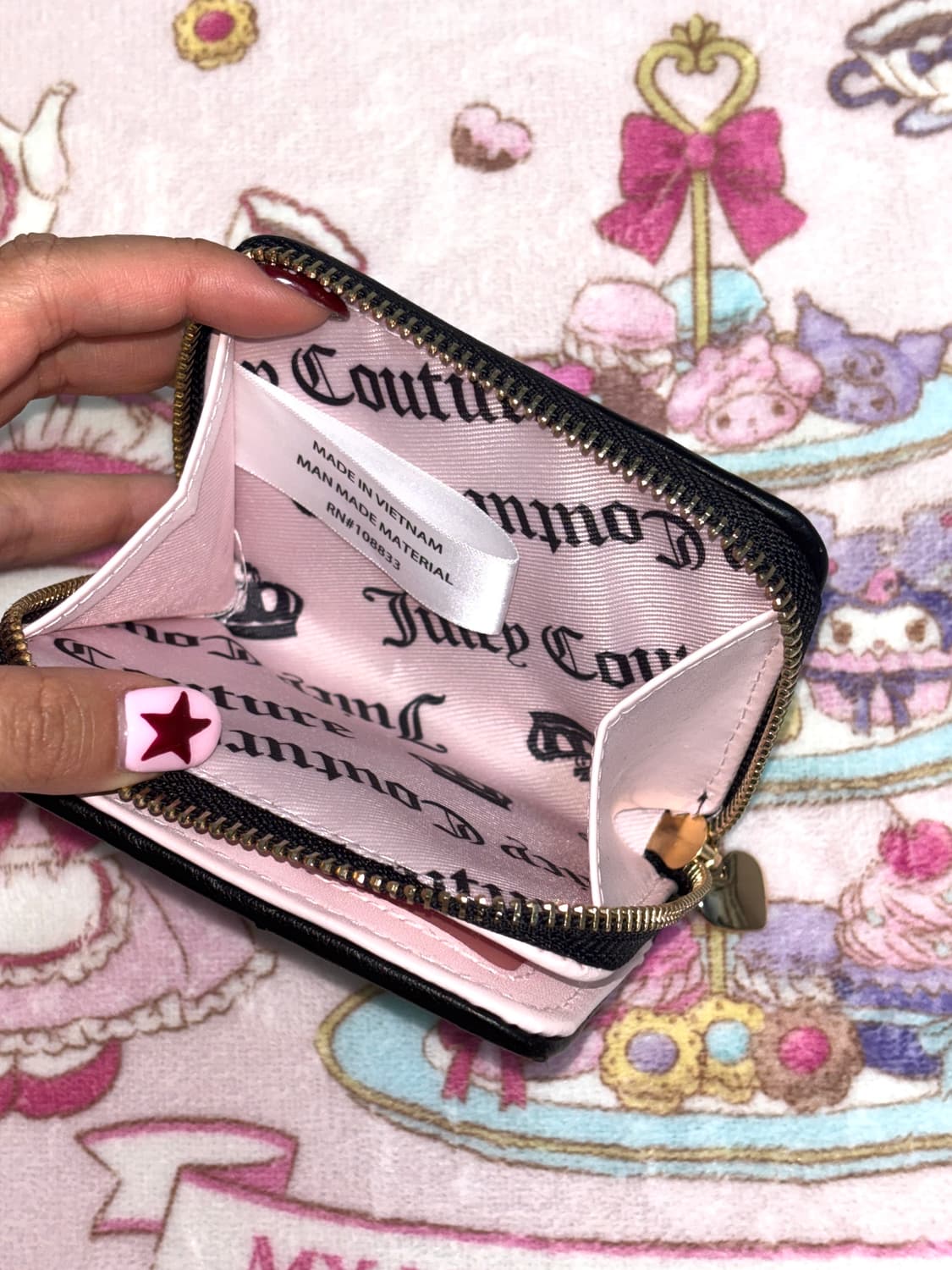 쥬시꾸뛰르 반지갑 갸루 y2k 상품이미지4