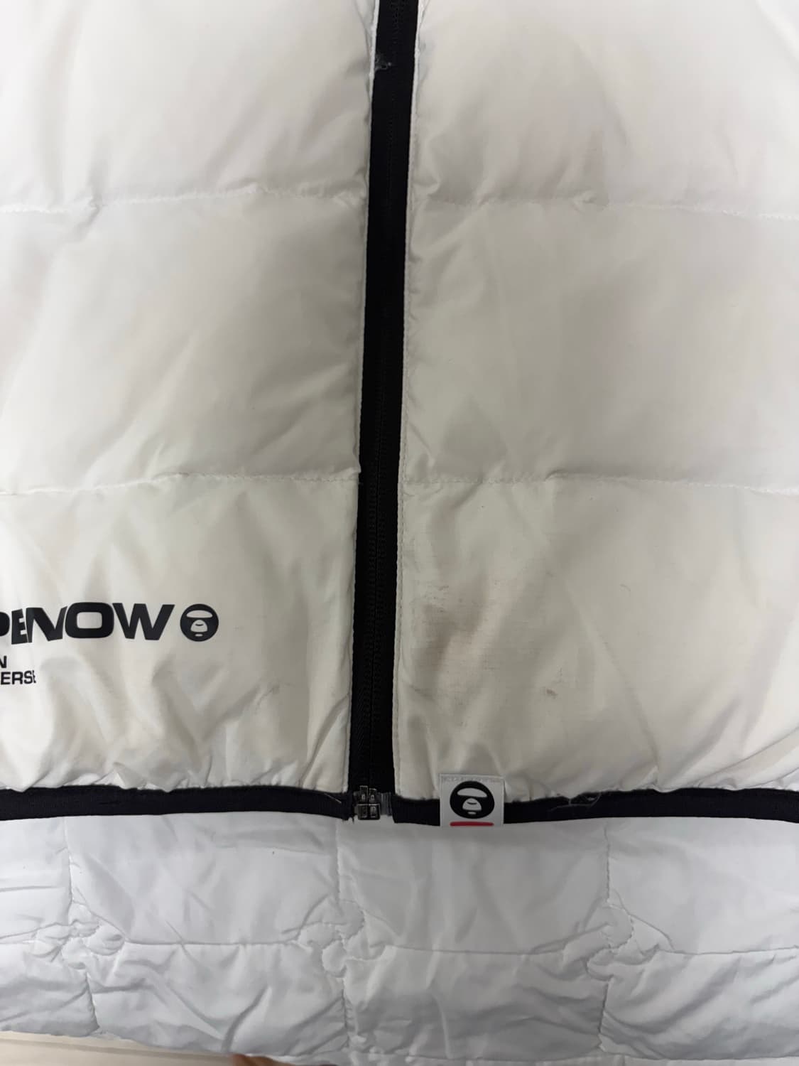 AAPE 패딩 아이보리 M 상품이미지6