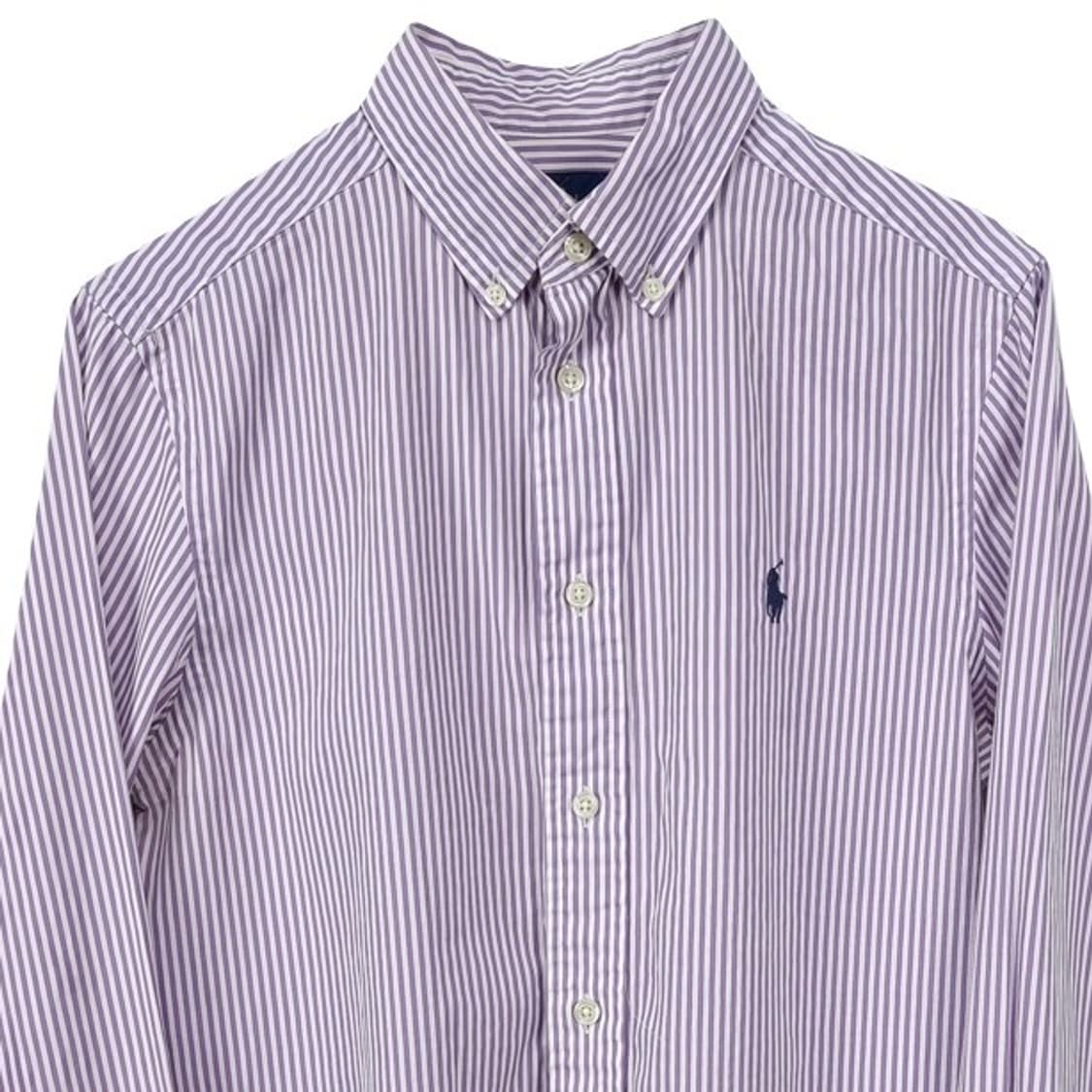 [폴로 랄프로렌] 포니 로고 자수 스트라이프 셔츠 M19863 상품이미지4