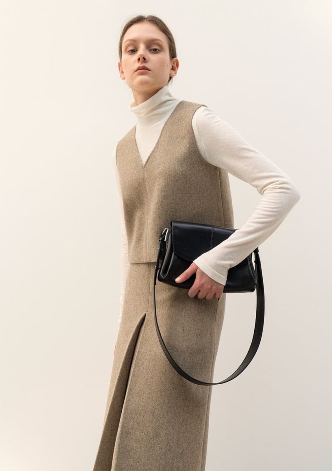 킨더살몬 레이아 플리츠백 레이아백 가방 숄더백 kindersalmon 상품이미지3