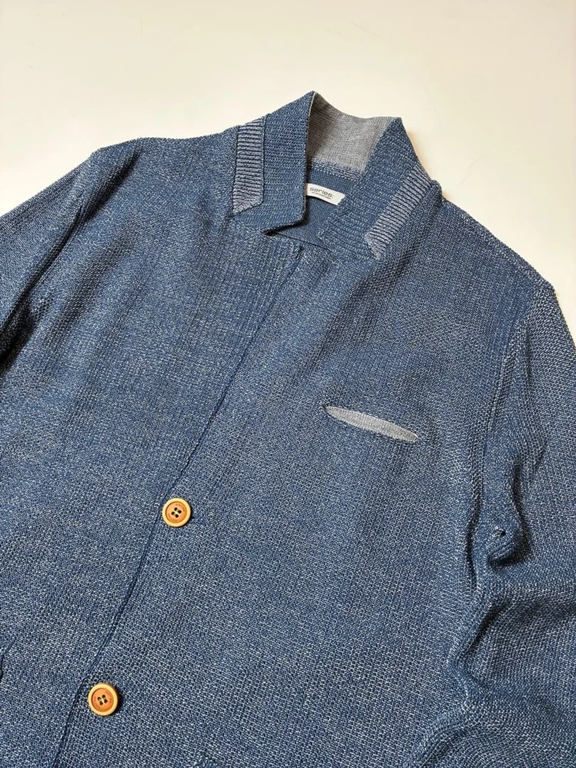 시리즈 아크릴 헤리티지 시그니처 니트 자켓 PN8850 상품이미지2