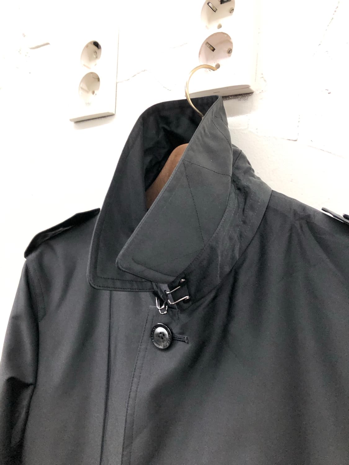 일본 생산 나일론 트렌치 코트 상품이미지5