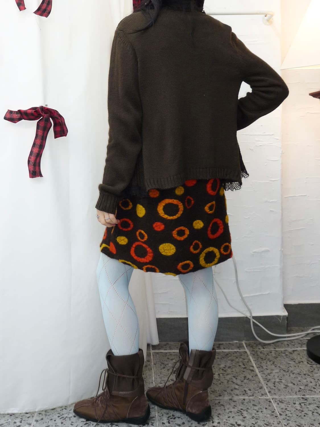 antique brown cardigan 상품이미지4