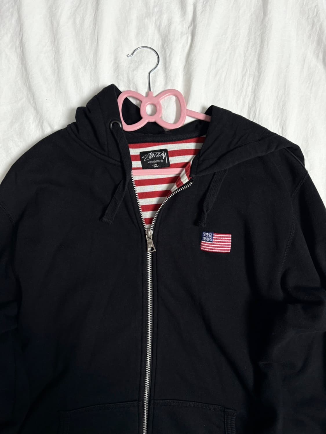 스투시 성조기 올드 후드집업 상품이미지4