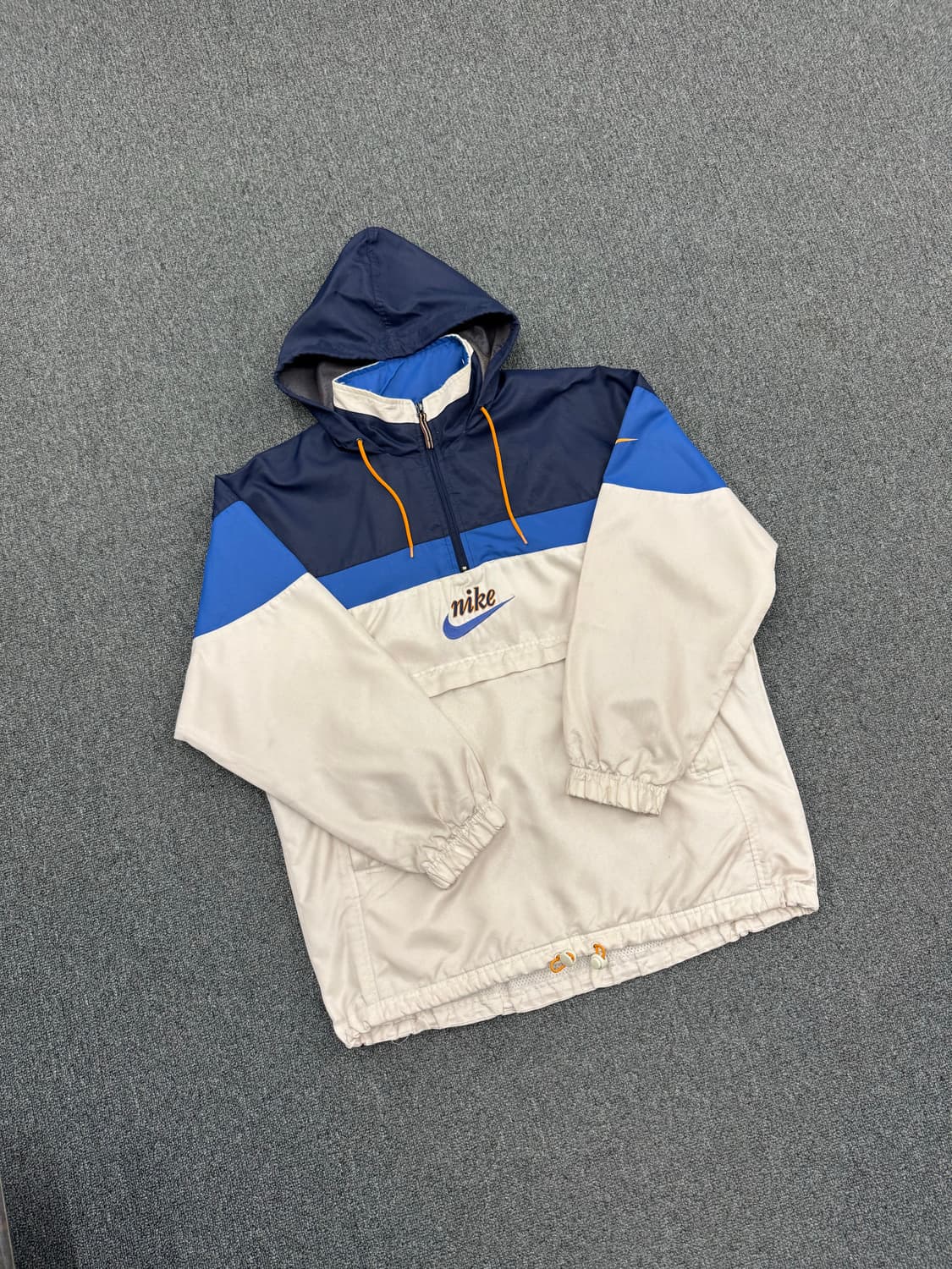 M)90’s 나이키 스우시 빈티지 올드스쿨 아노락점퍼 상품이미지1