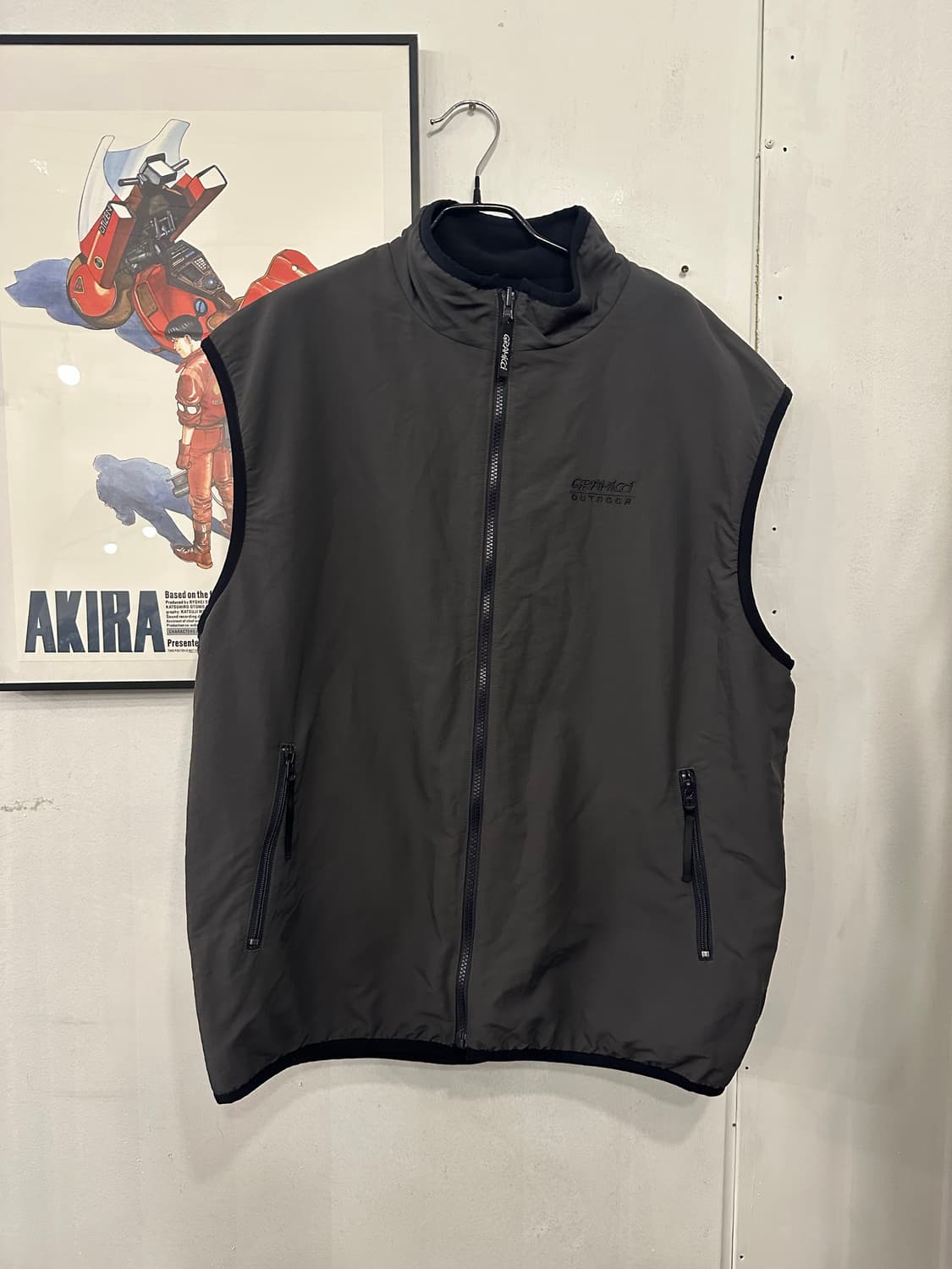 2XL)그라미치 리버시블 후리스 베스트 상품이미지1