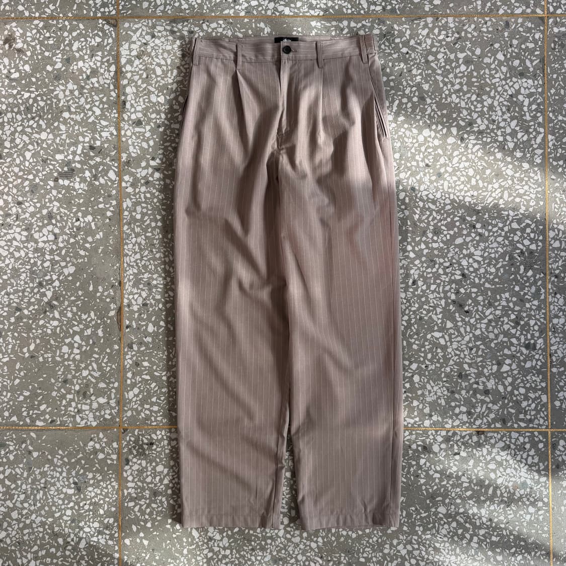 스투시 스트라이프 팬츠 상품이미지1