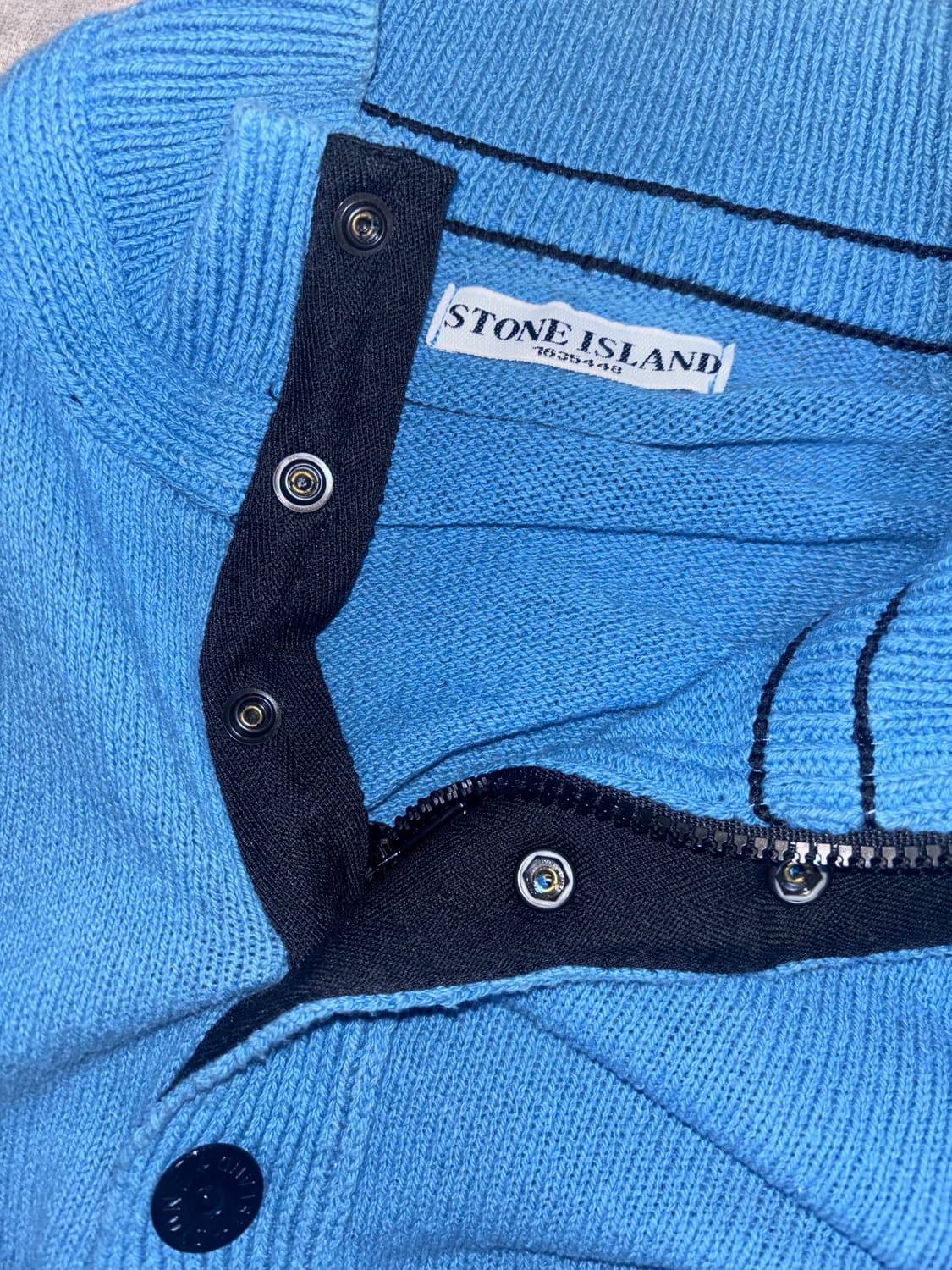 올드 스톤아일랜드 니트 하프집업 상품이미지2