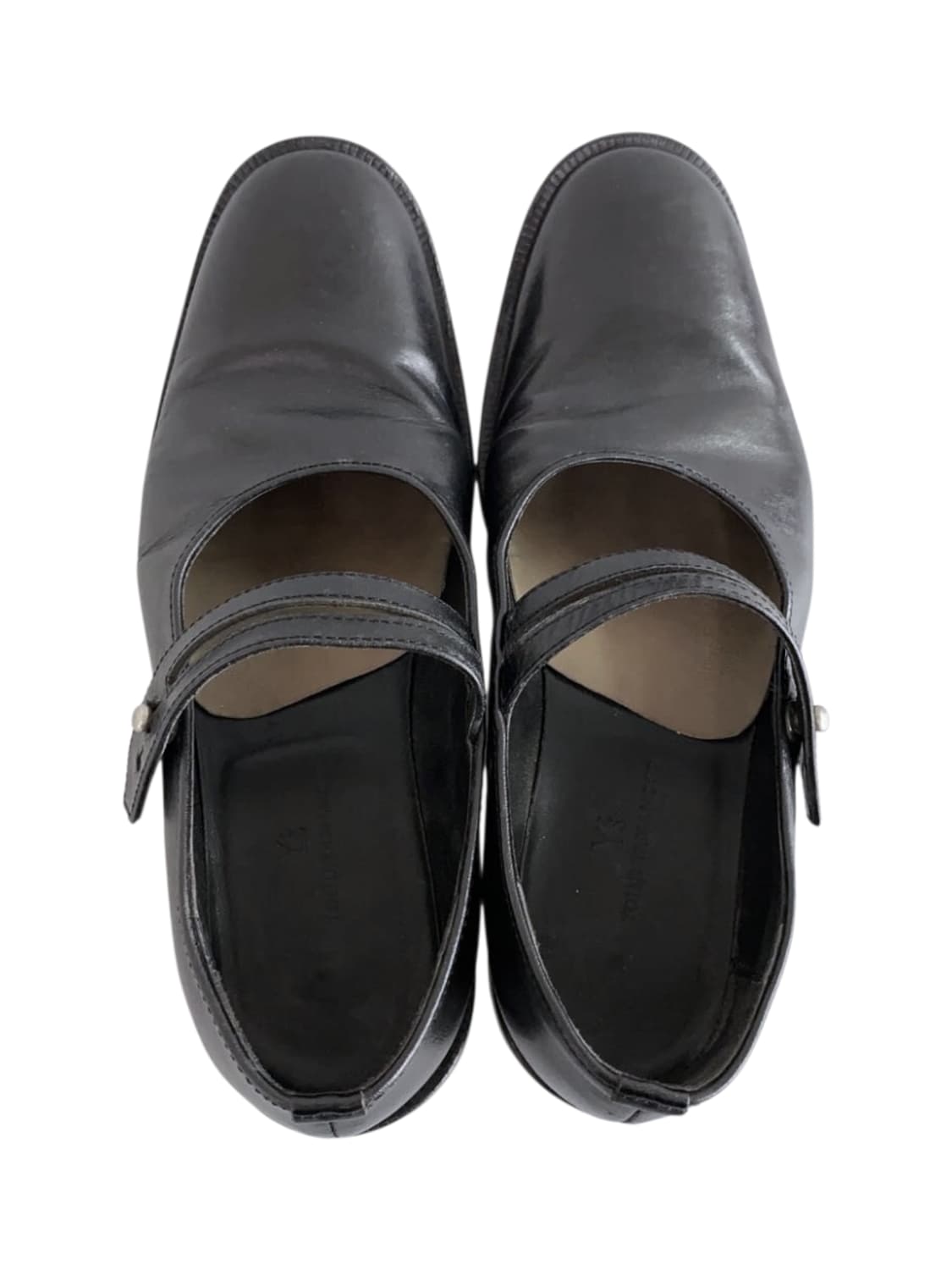 요지 야마모토 와이즈 가죽 스트랩 플랫슈즈 상품이미지3