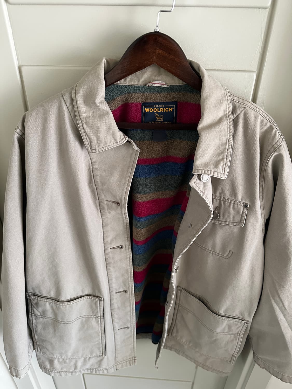 WOOLRICH 블랭킷 라이닝 캔버스 초어 자켓 상품이미지3