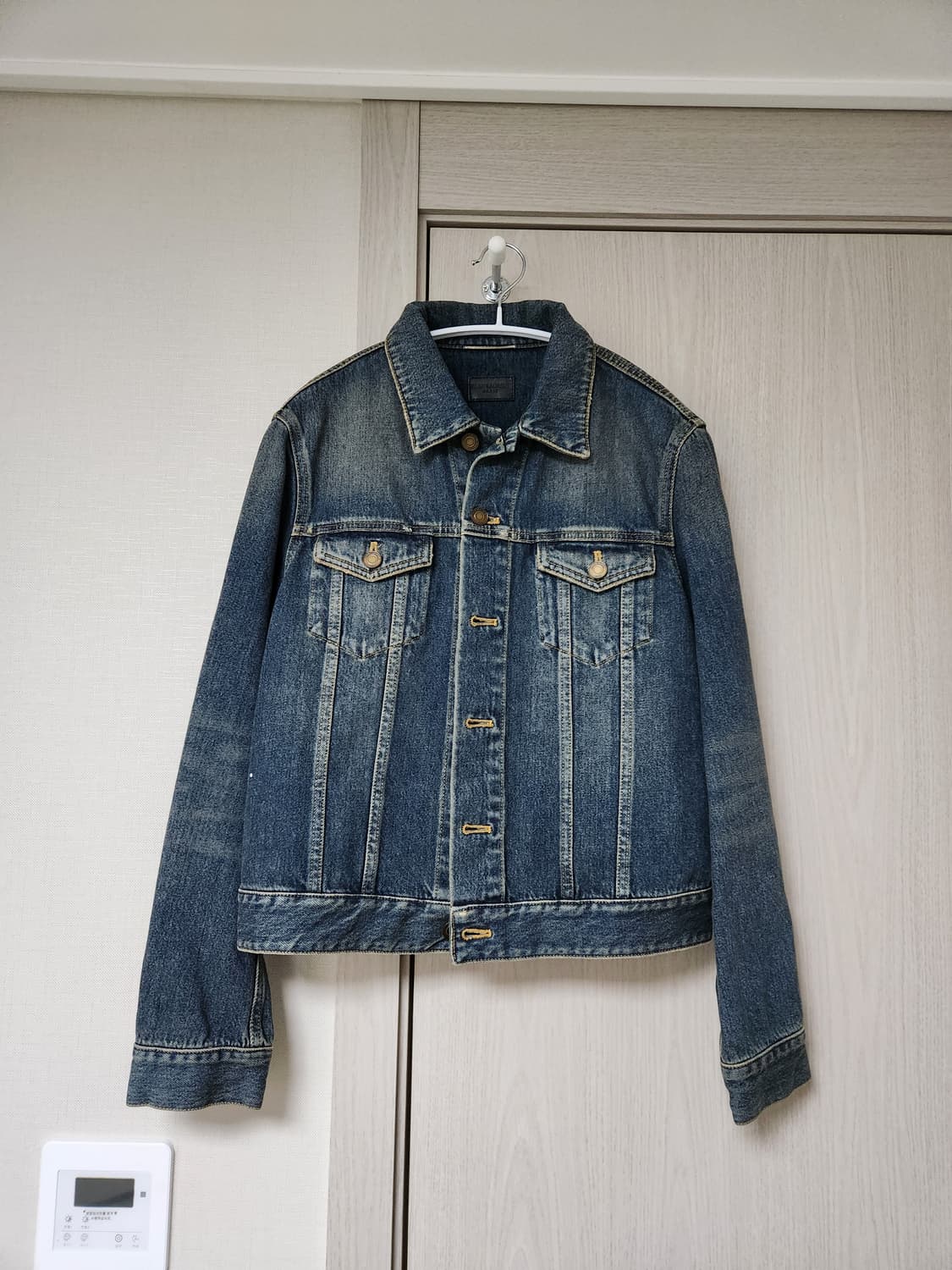 생로랑 퍼머넌트 녹워싱 데님자켓  상품이미지1