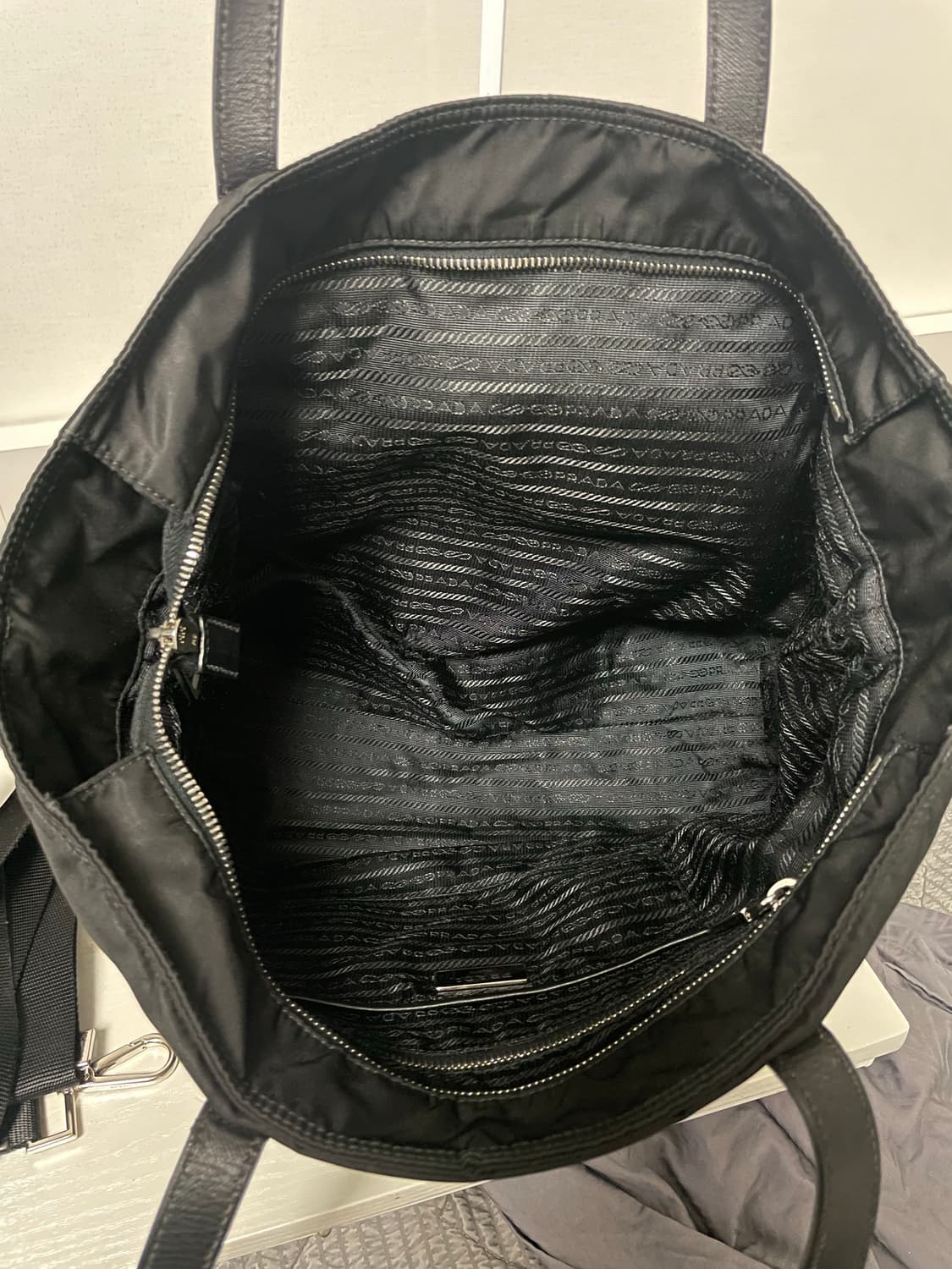 프라다 나일론 테수토 숄더백 토트백 상품이미지3