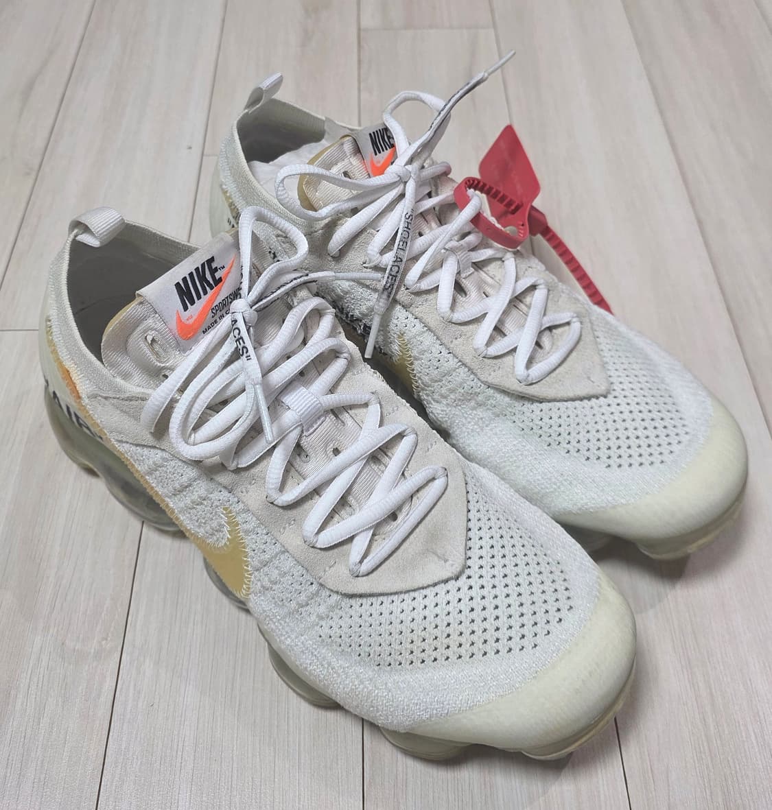 나이키x오프화이트 에어 베이퍼맥스 V2 화이트 [275] 상품이미지2