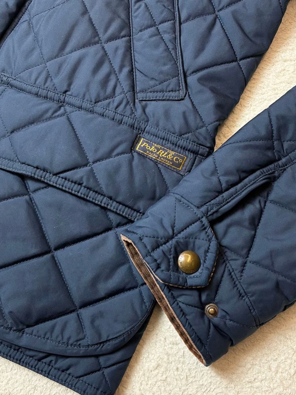 폴로 랄프로렌 넥 벨티드 코듀로이 카라 헌팅 자켓 PN6518 상품이미지5