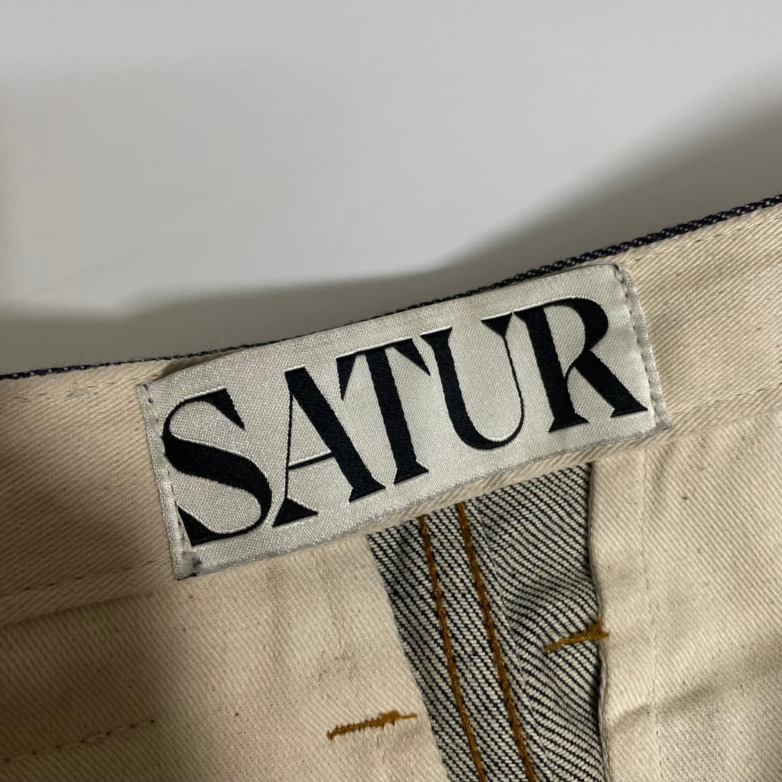 Satur 세터 벨티드 데님팬츠 s 상품이미지2